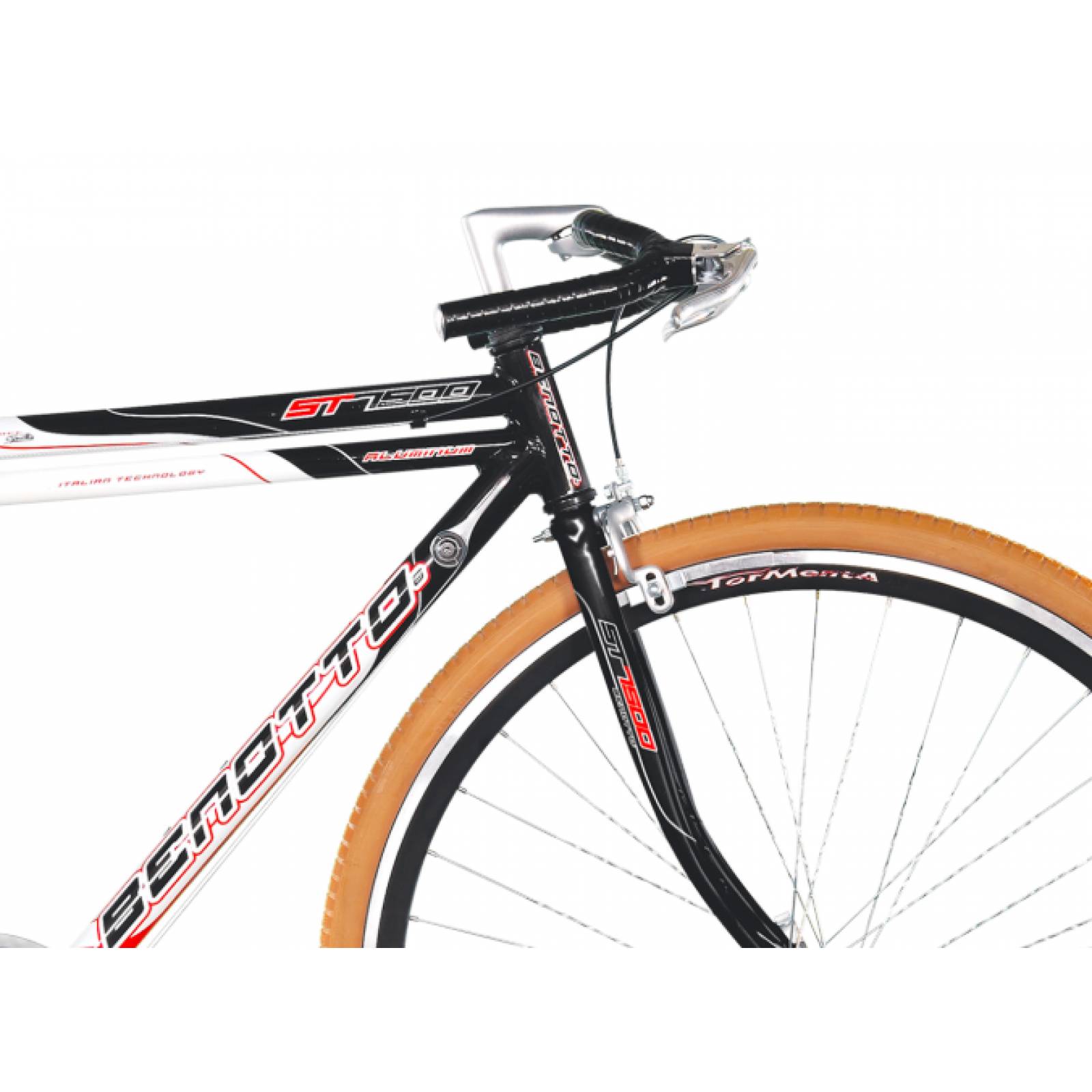 Bicicleta BENOTTO Turismo ST-7500 R28 12V Aluminio Frenos V Plata/Blanc/Neg