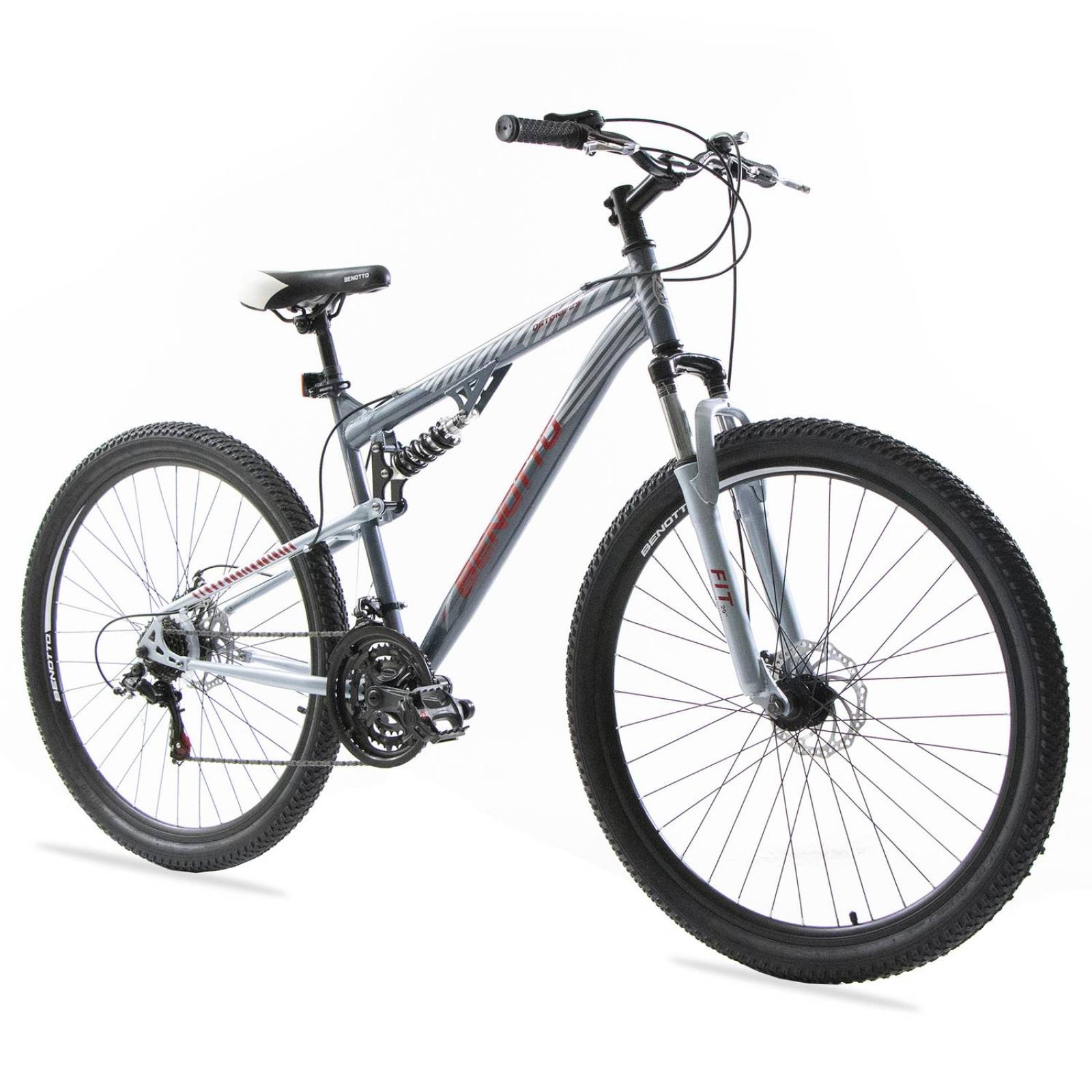 Bicicleta BENOTTO Montaña DSTONE R29 21V Doble Suspensión 