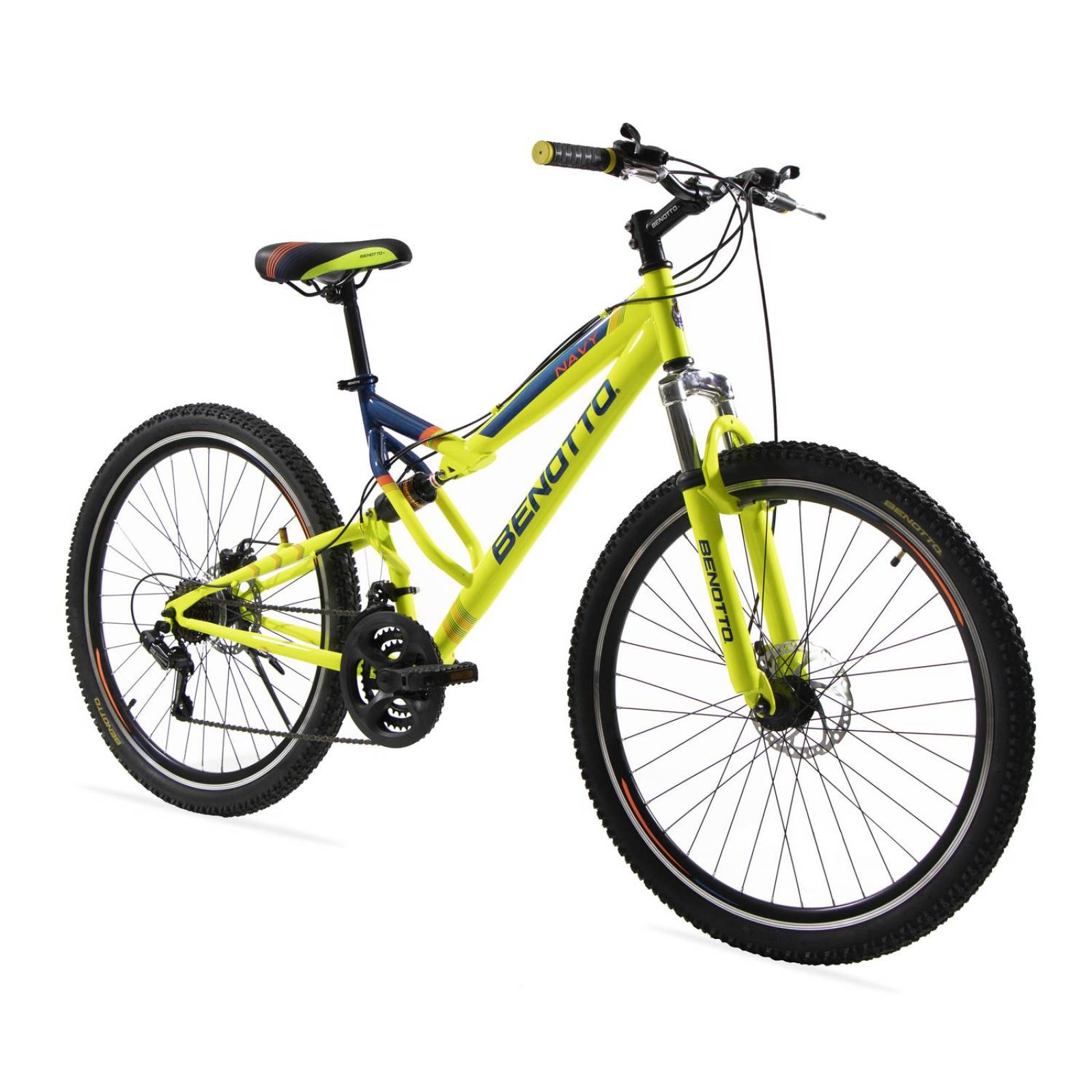Bicicleta BENOTTO MTB NAVY R27.5 21V Shimano Doble Disco 