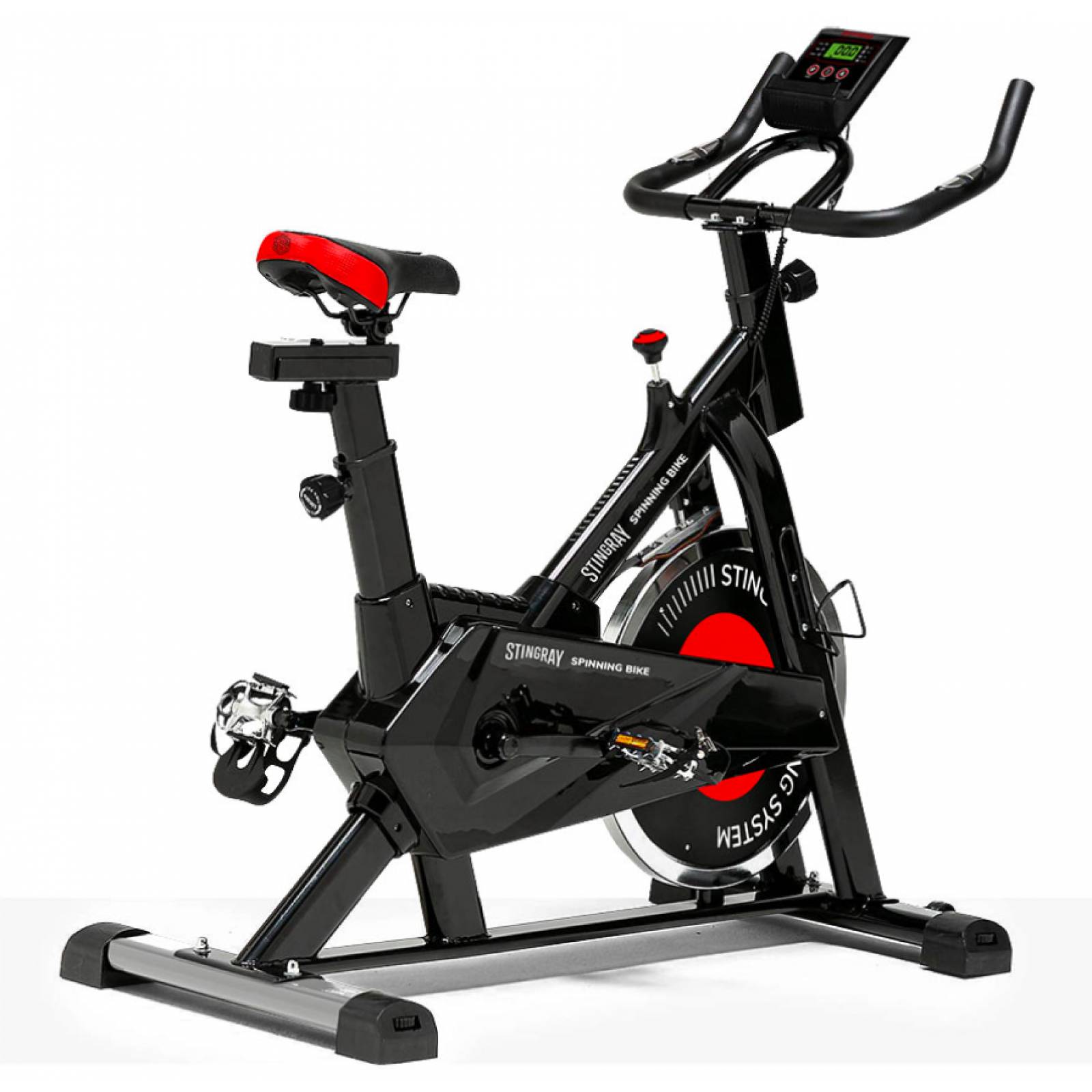 Bicicleta Fija de Spinning STINGRAY 10 Kg con Computador 