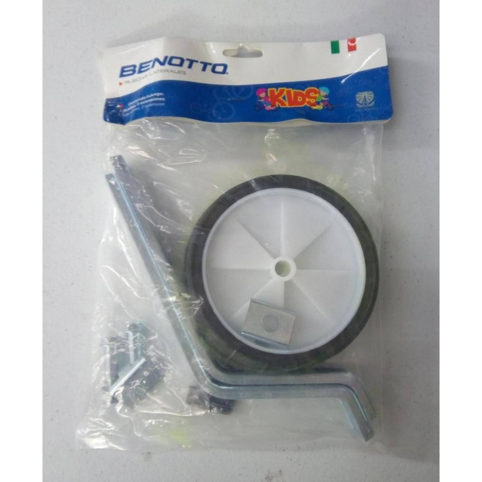 Ruedas Laterales Benotto R12 A 20 Galvanizada Blanco/negro 