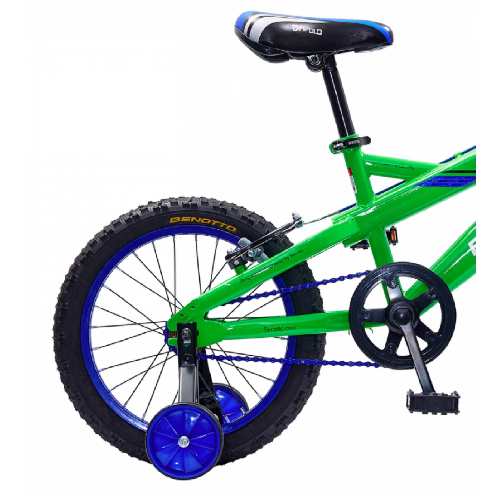 Bicicleta BENOTTO Cross DIAVOLO R16 1V con Ruedas Laterales 