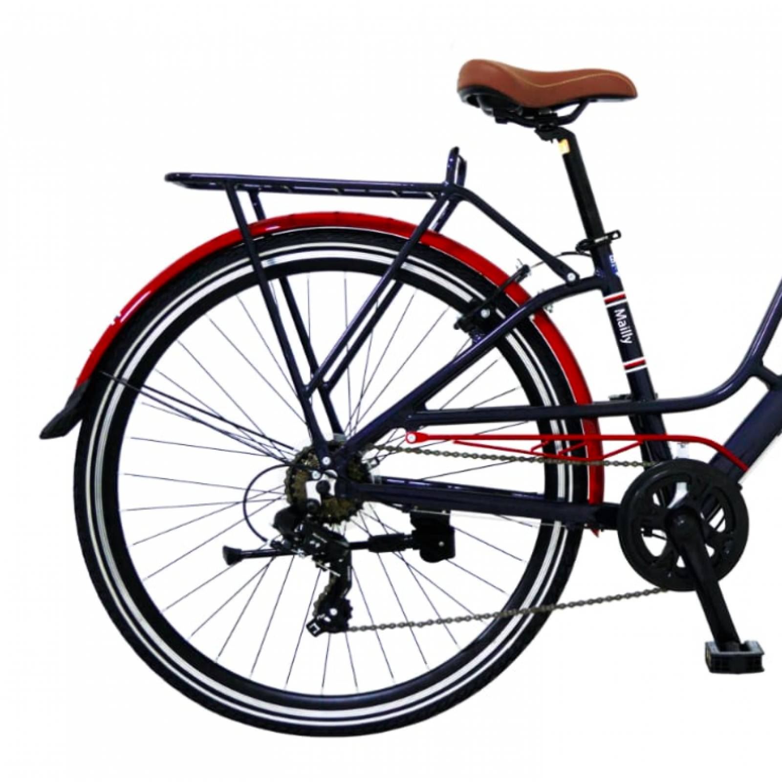 Bicicleta BENOTTO City MAILLY R700 7V. Unisex Aluminio Azul oscuro
