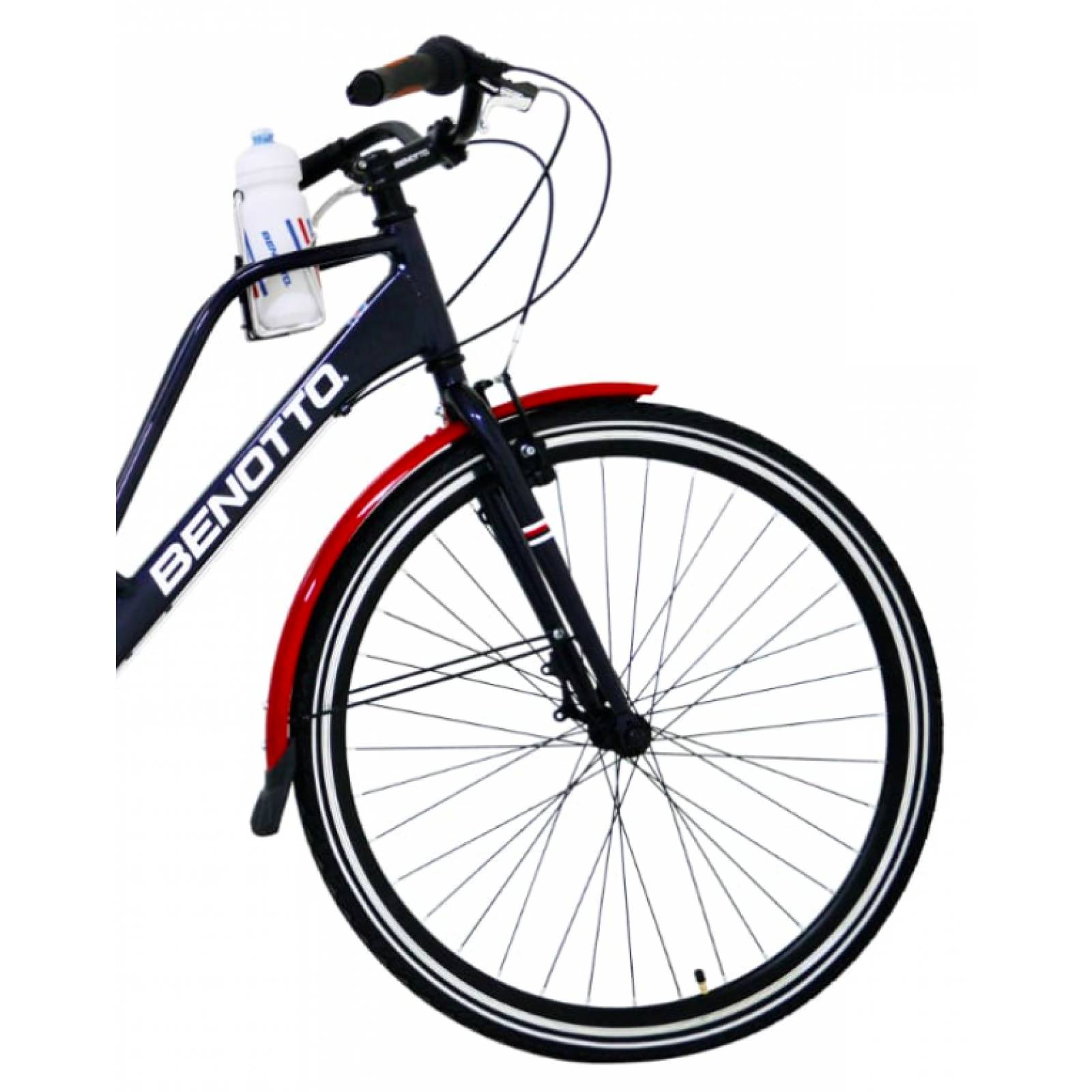 Bicicleta BENOTTO City MAILLY R700 7V. Unisex Aluminio Azul oscuro