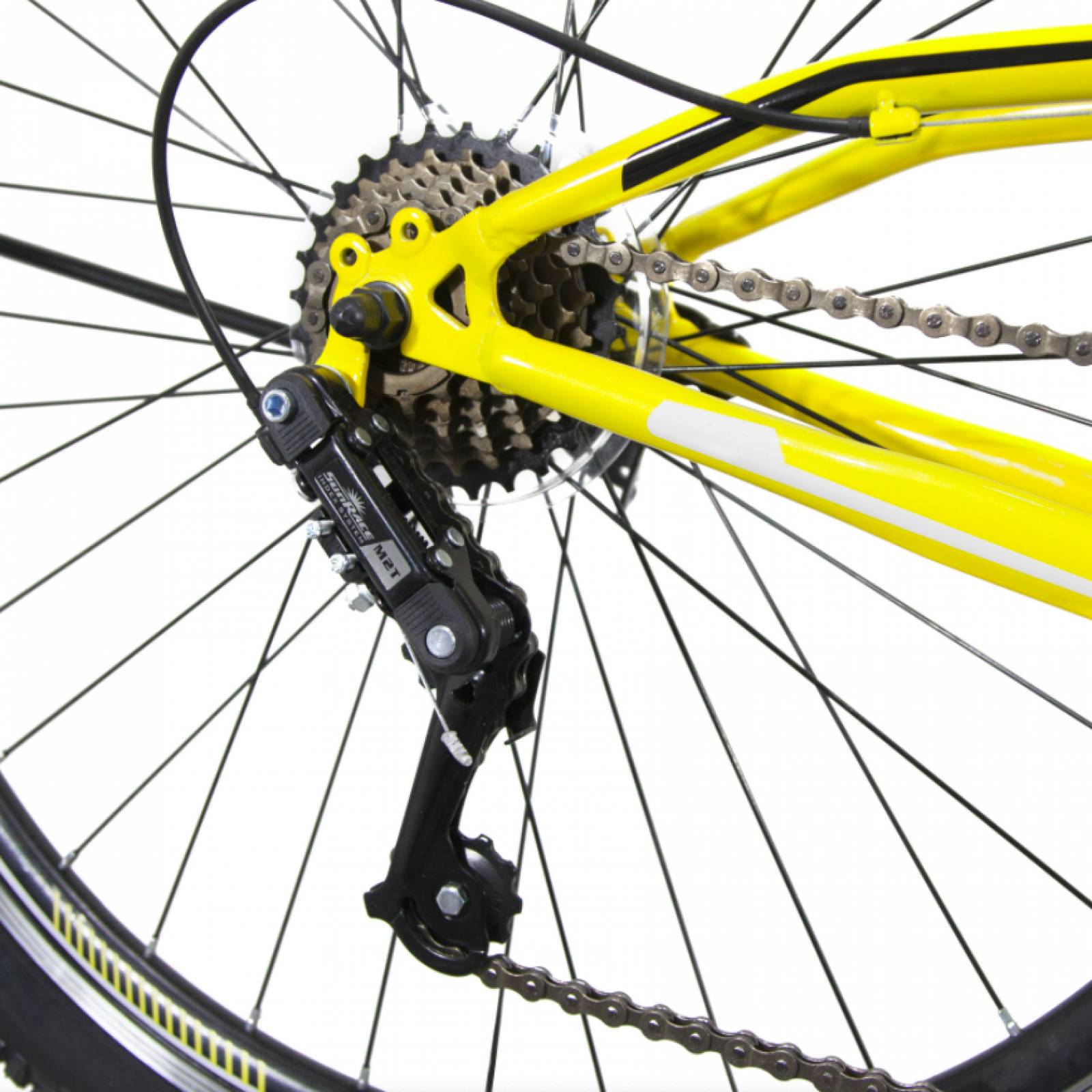 Bicicleta BENOTTO Montaña SNIPER R27.5 21V Doble Suspensión Amarillo