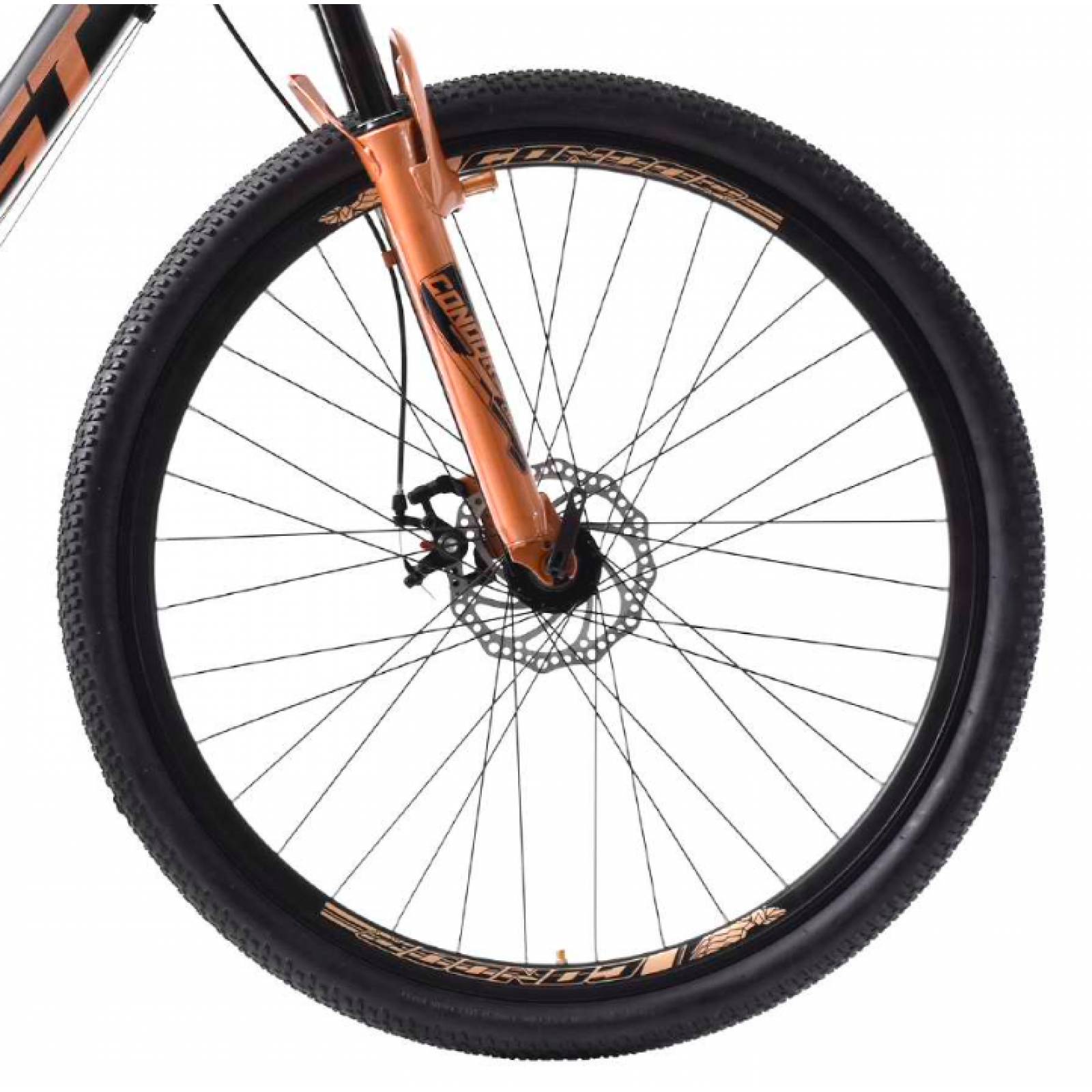 Bicicleta Montaña Ghost Claw R29 21V Shimano Doble Disco Negro/Cobre