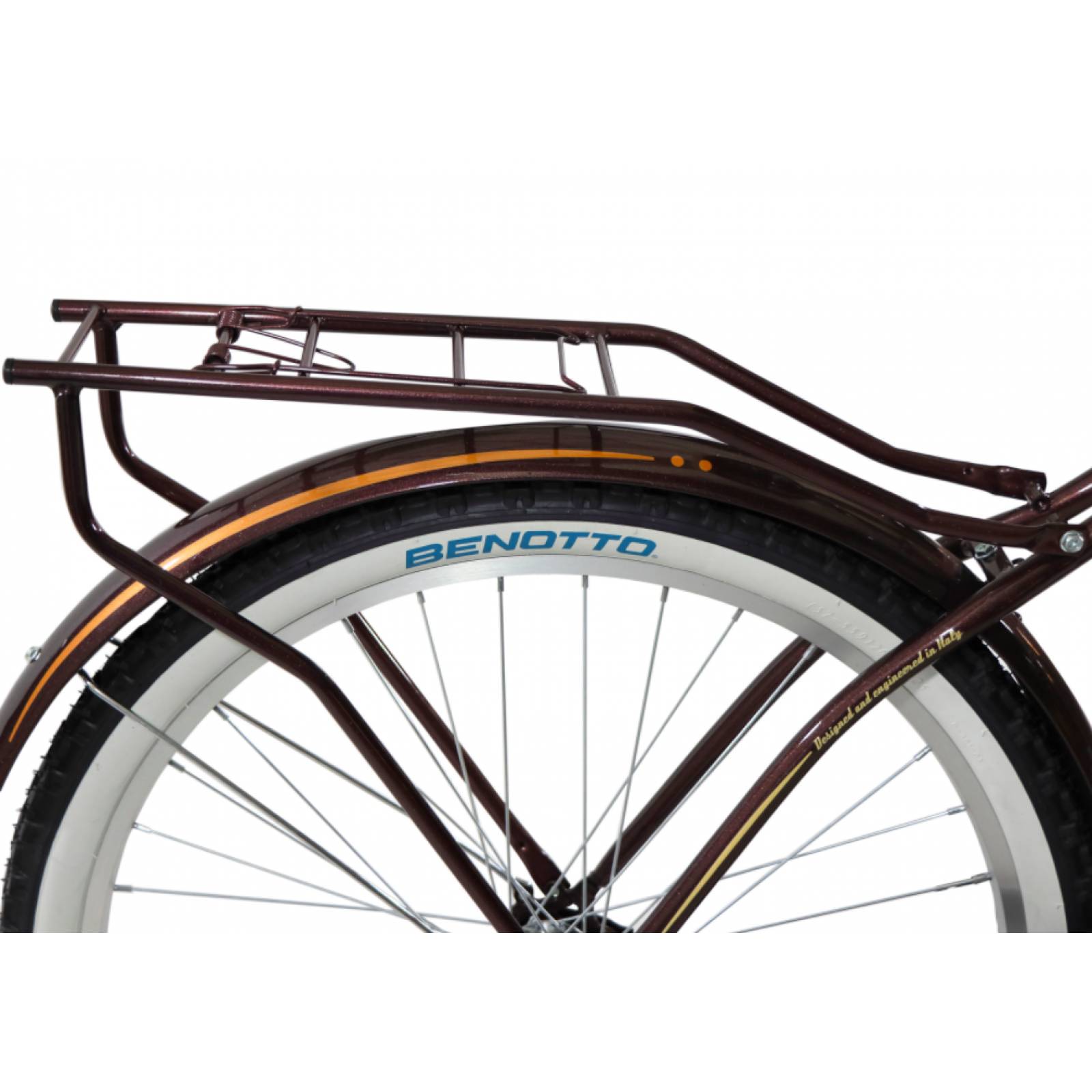 Bicicleta BENOTTO City CRUCERO R26 1V Frenos Contrapedal Café