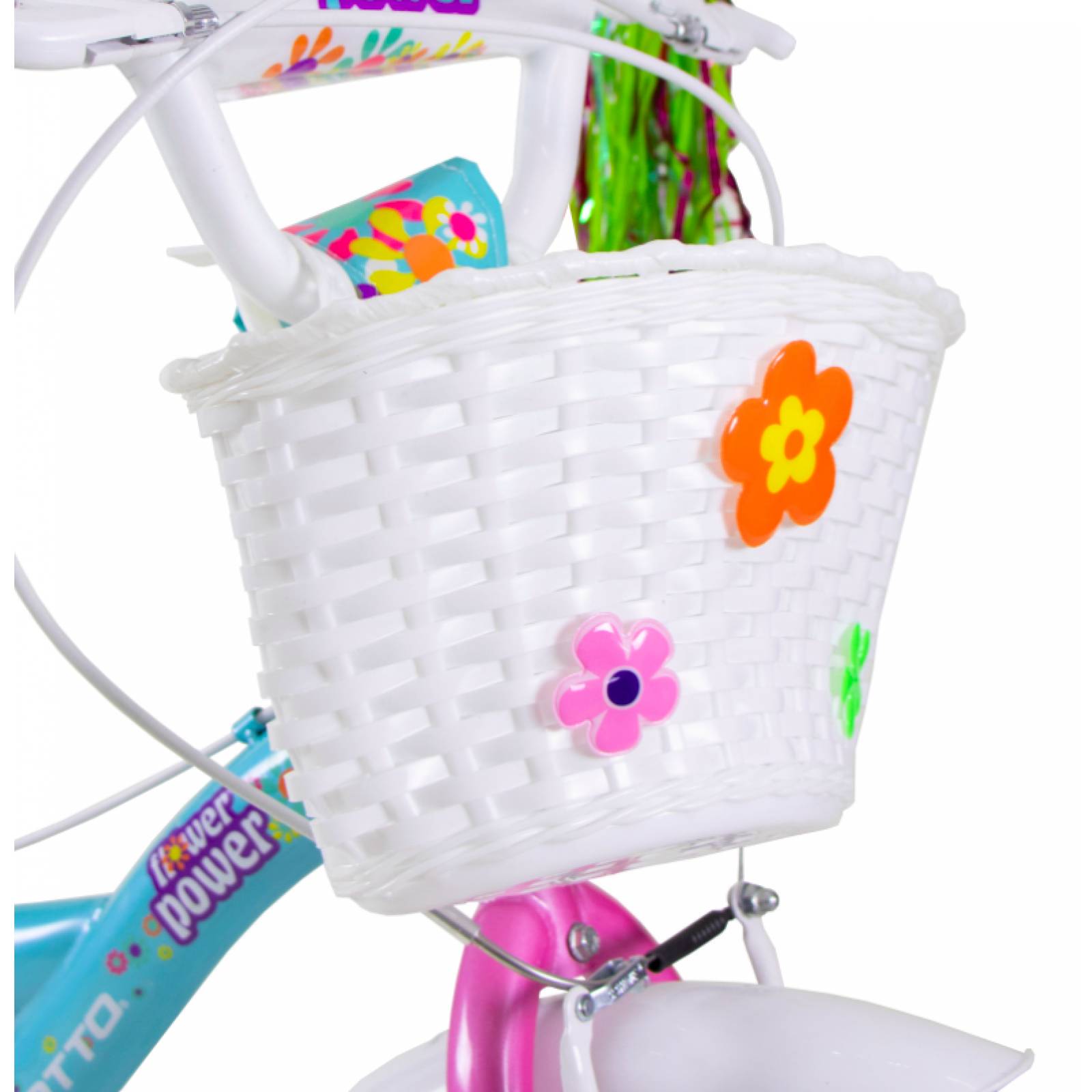 Bicicleta Benotto Cross Flower Power R20 1v. Niña Frenos V Aqua/Rosa