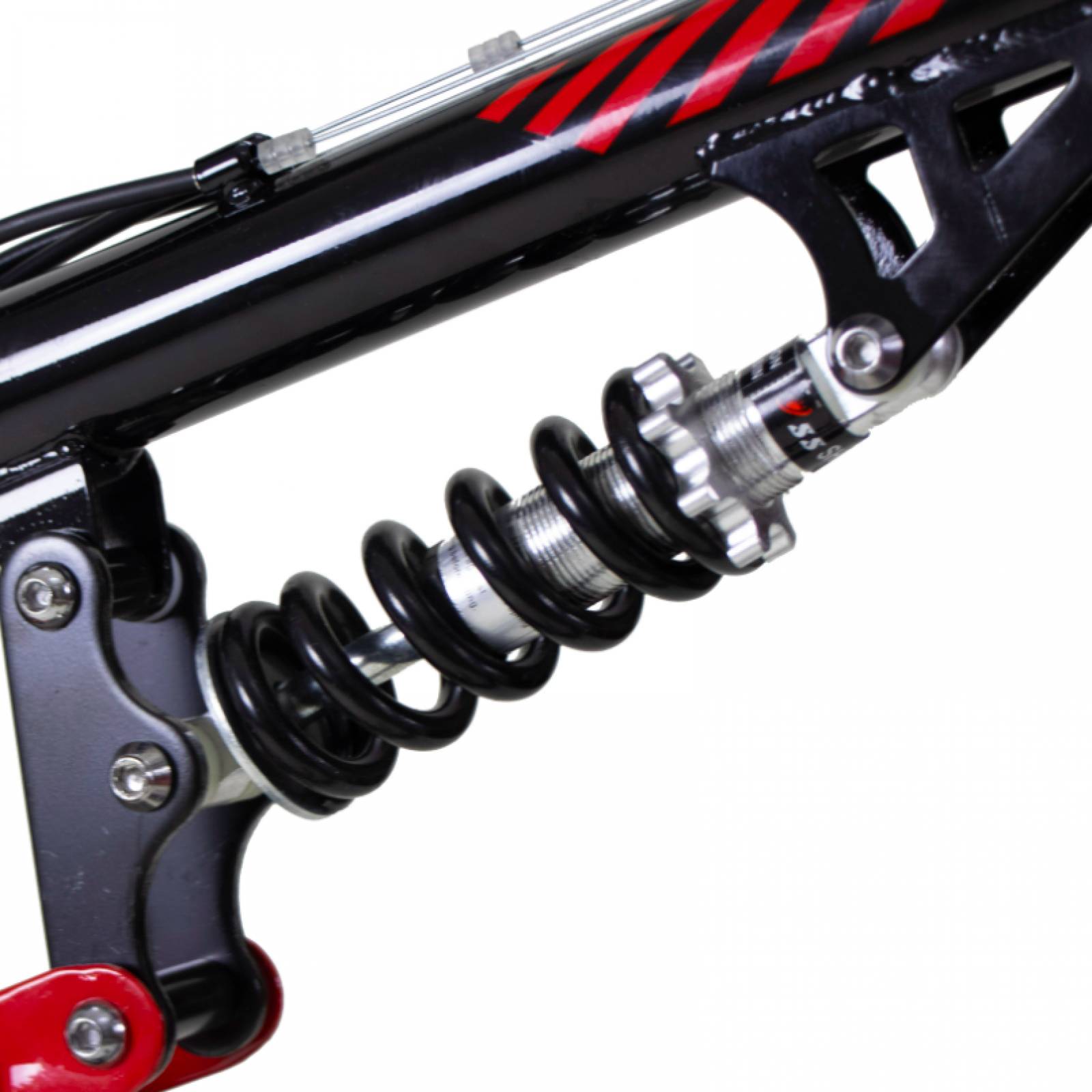 Bicicleta BENOTTO MTB BLACKCOMB Rodada 29 Doble Suspensión Negro/Rojo Unica