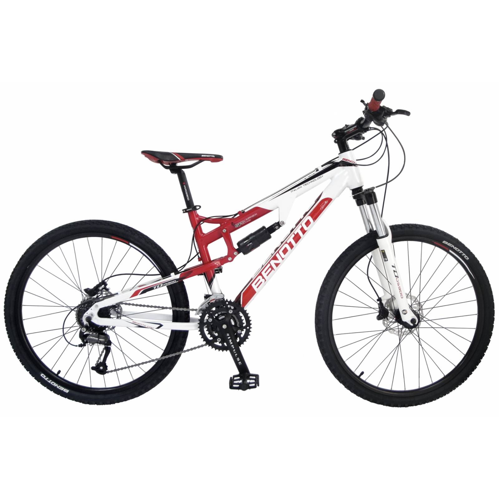 Bicicleta BENOTTO Mtb DS-900 R26 27V Doble Disco Hidráulico 