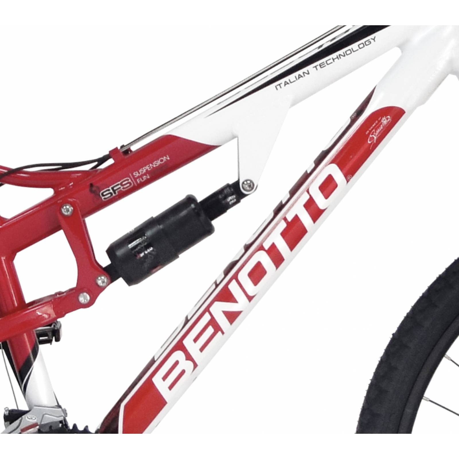 Bicicleta BENOTTO Mtb DS-900 R26 27V Doble Disco Hidráulico 