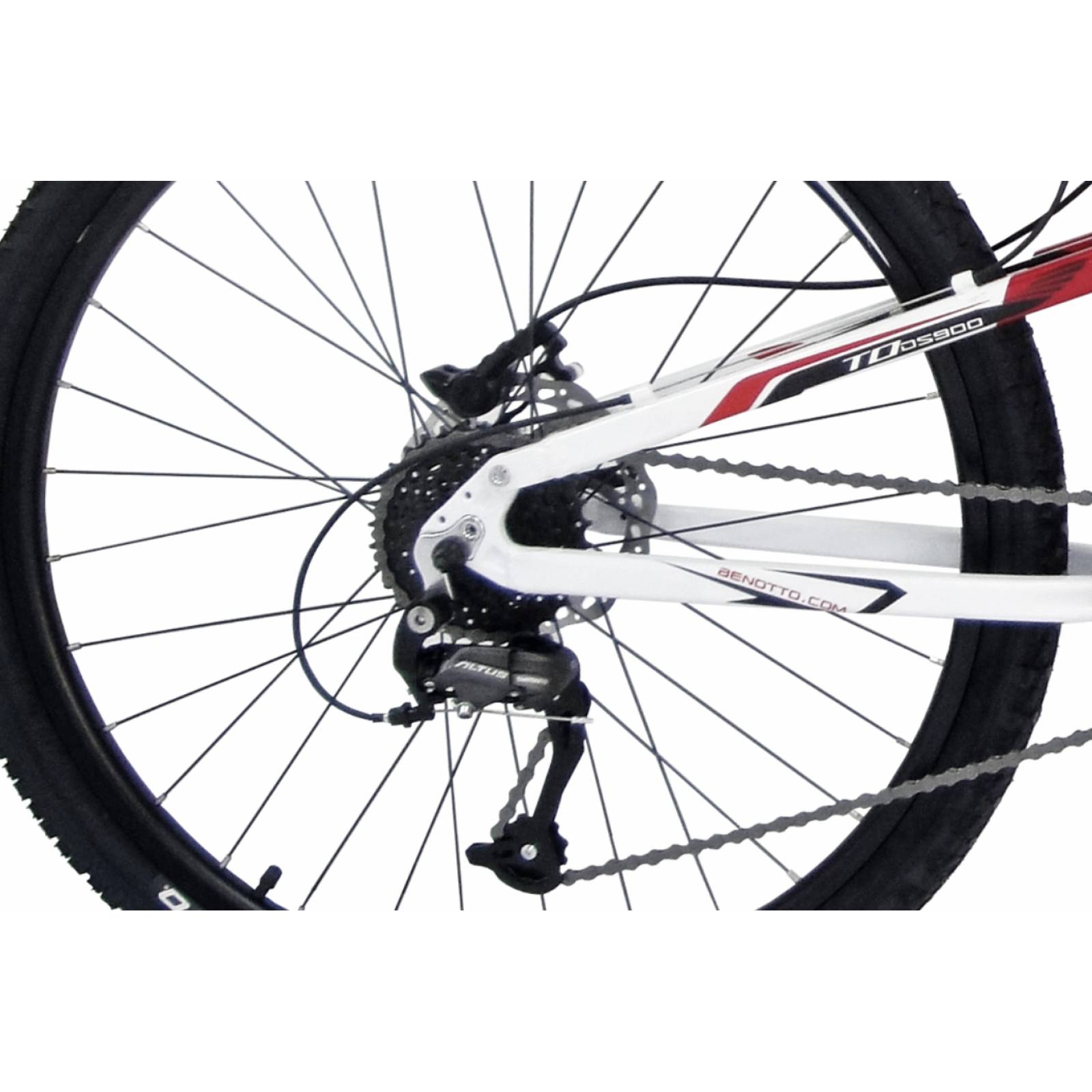 Bicicleta BENOTTO Mtb DS-900 R26 27V Doble Disco Hidráulico 