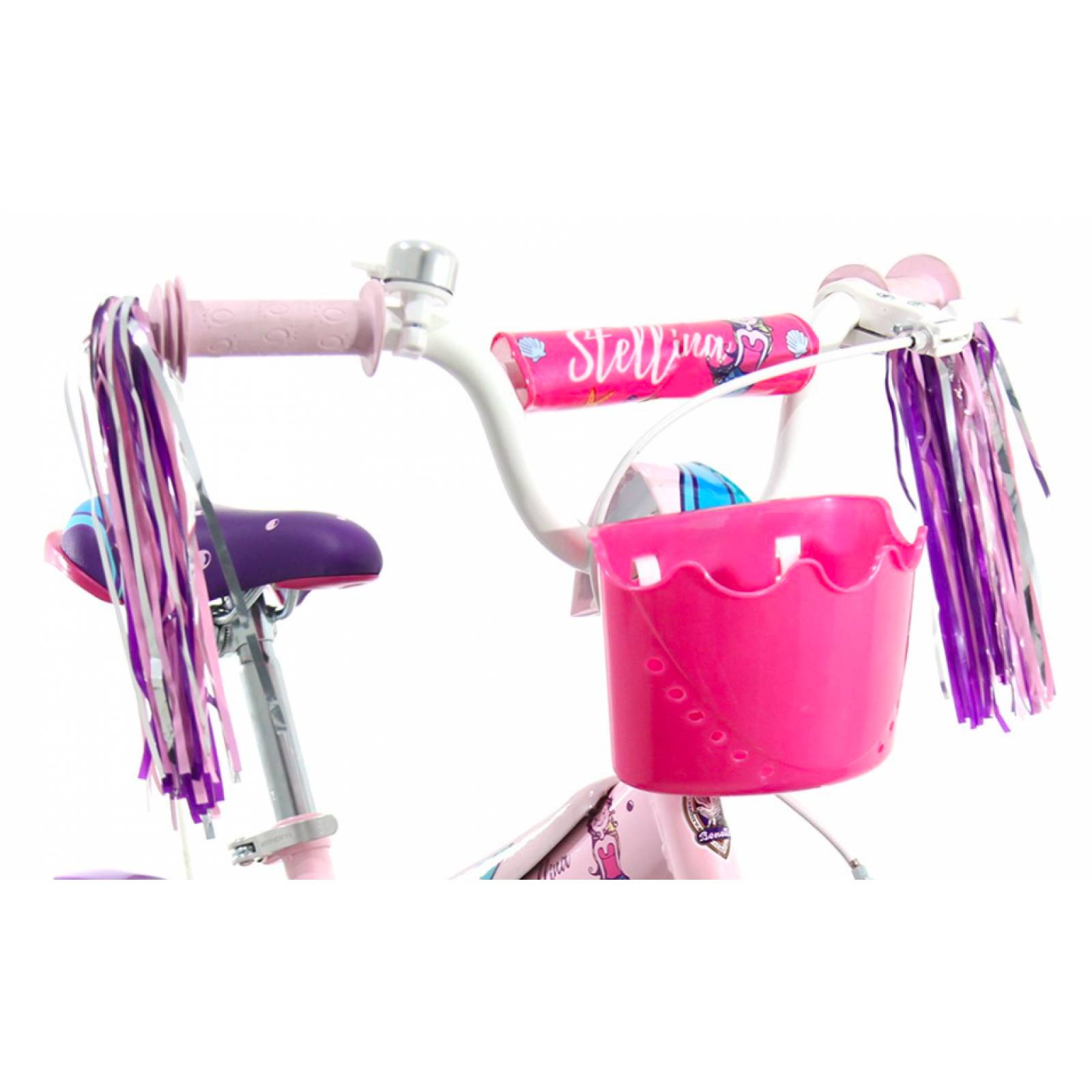 Bicicleta Benotto Infantil Stellina R14 Frenos V/contrapedal Rosa - Morado