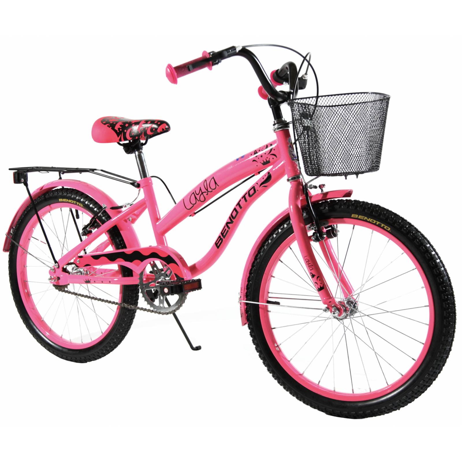 Bicicleta BENOTTO Cross LAYLA Rodada 20 Infantil Niña Rosa