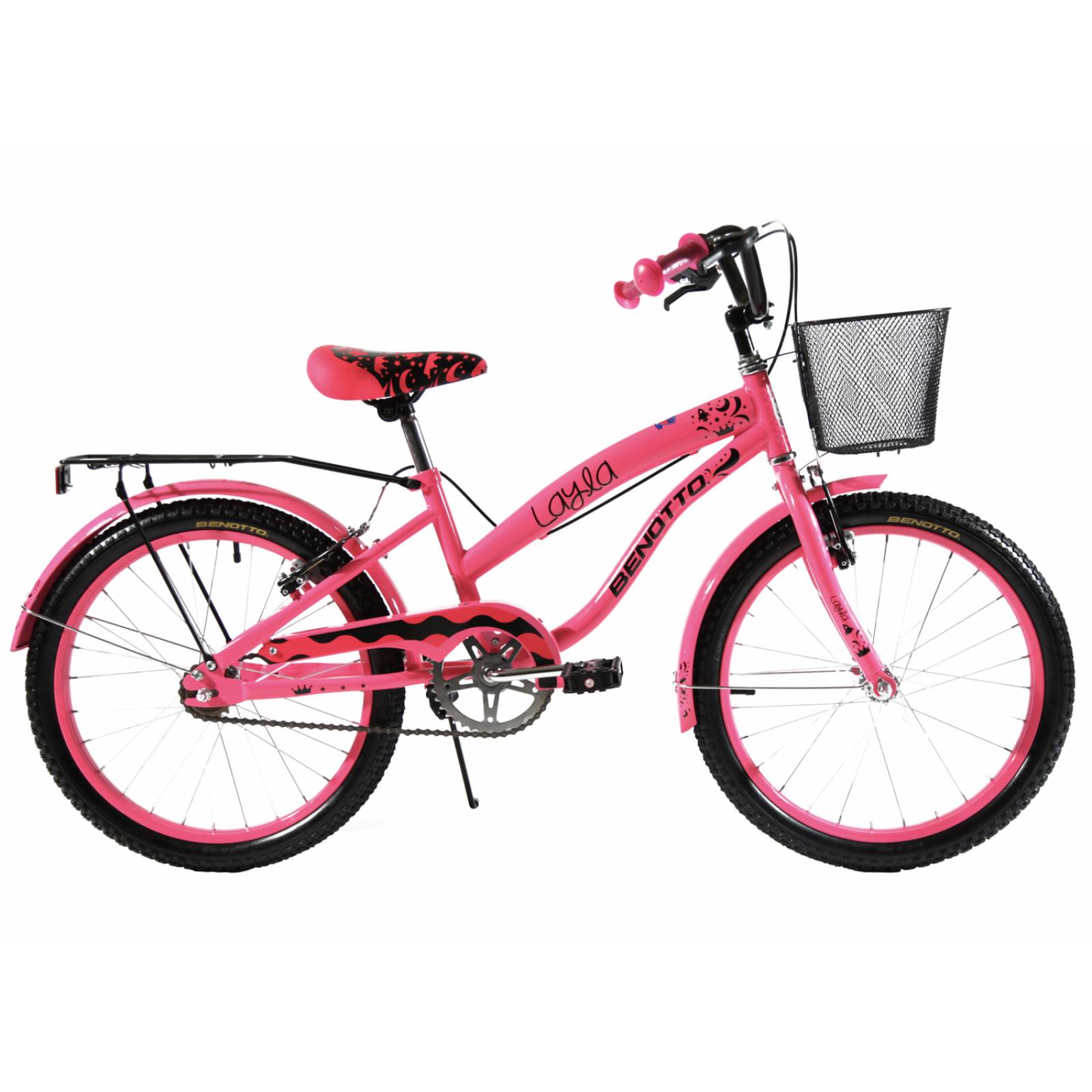 Bicicleta BENOTTO Cross LAYLA Rodada 20 Infantil Niña Rosa