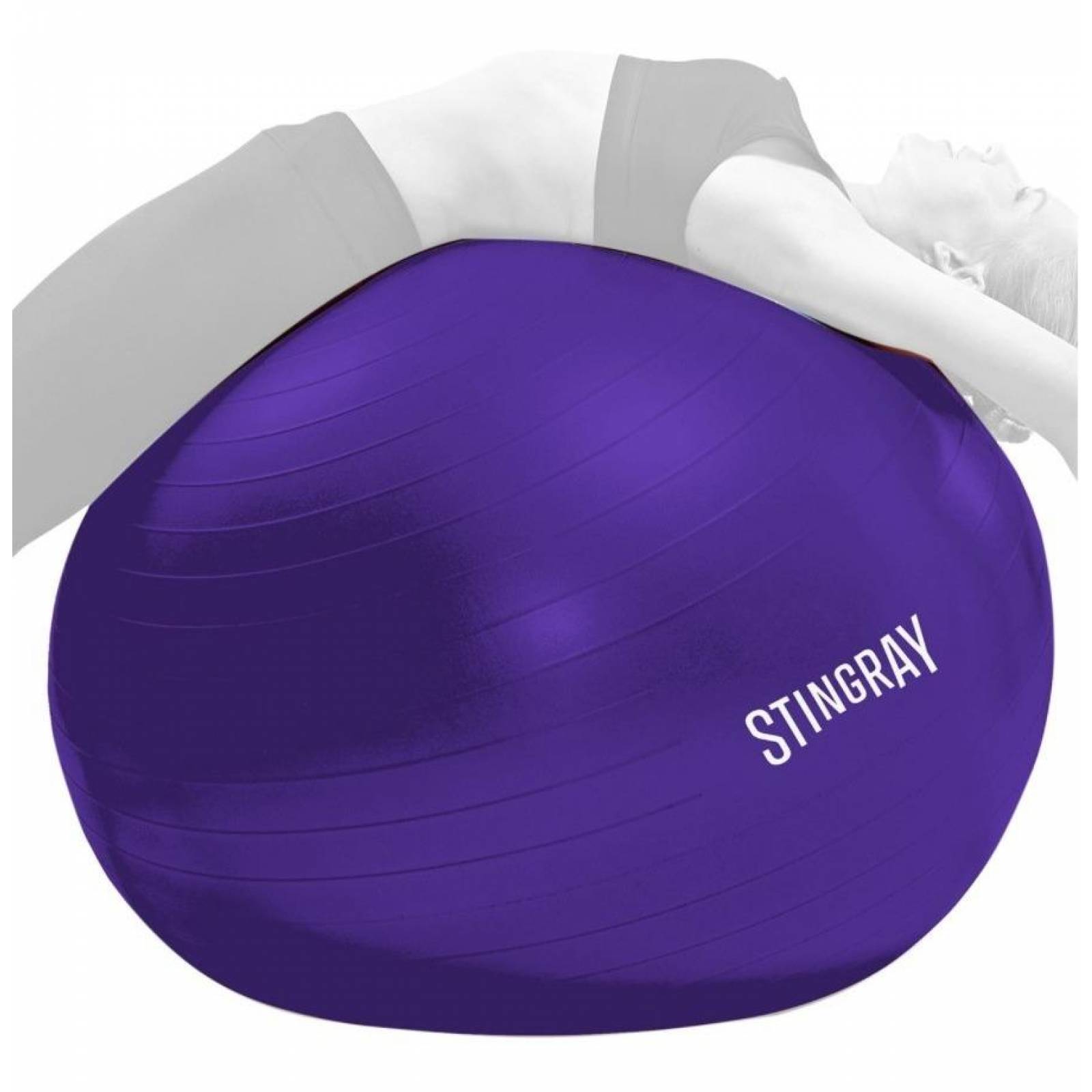 Pelota Pilates Yoga Stingray Fitness 55cm Con Bomba De Aire 