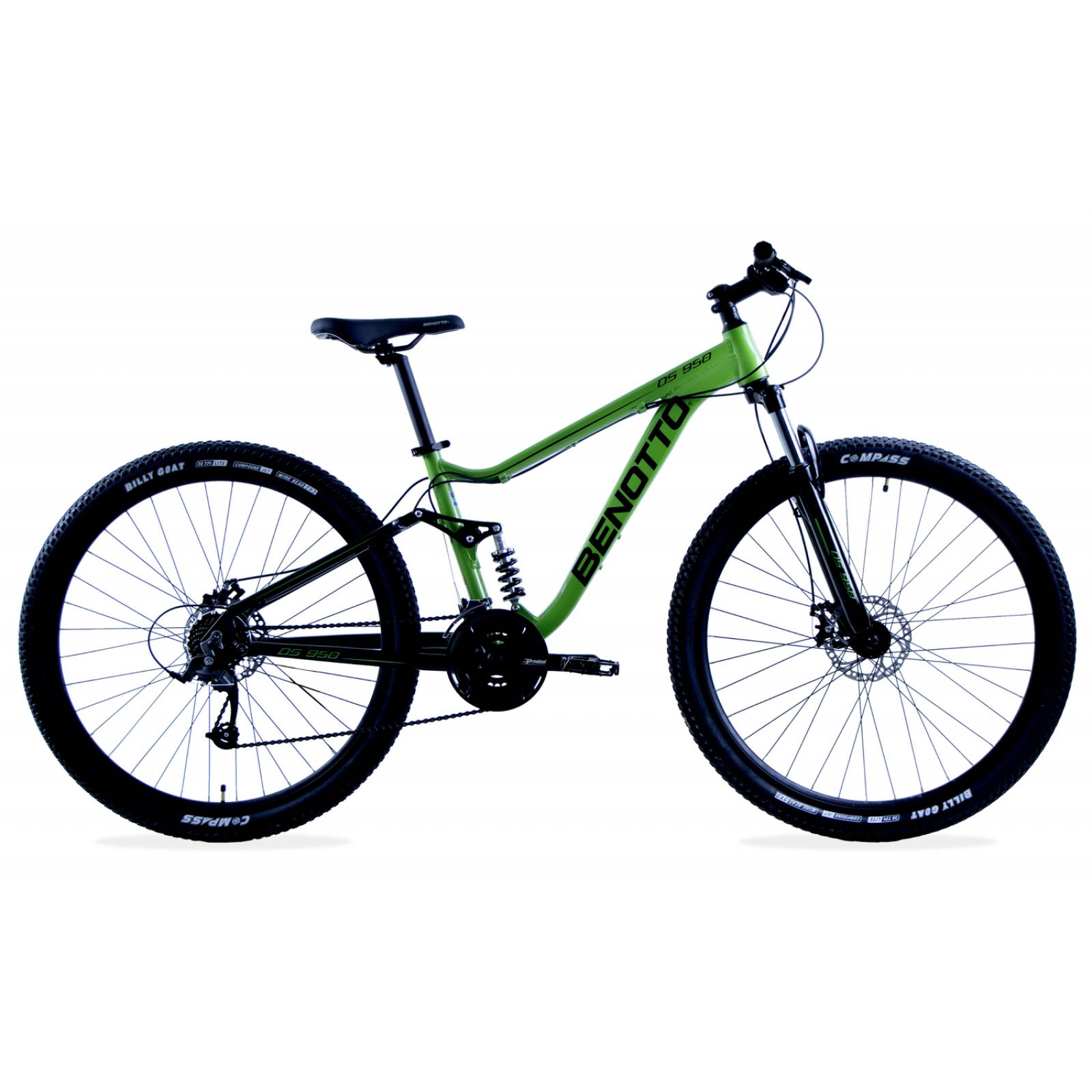 Bicicleta BENOTTO Montaña DS-950 Rodada 29 24V Aluminio Verde