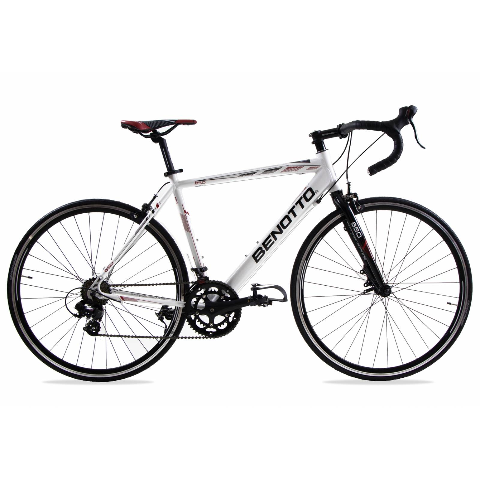 Bicicleta BENOTTO Ruta 850 Aluminio R700 14V Shimano 54 Blanco