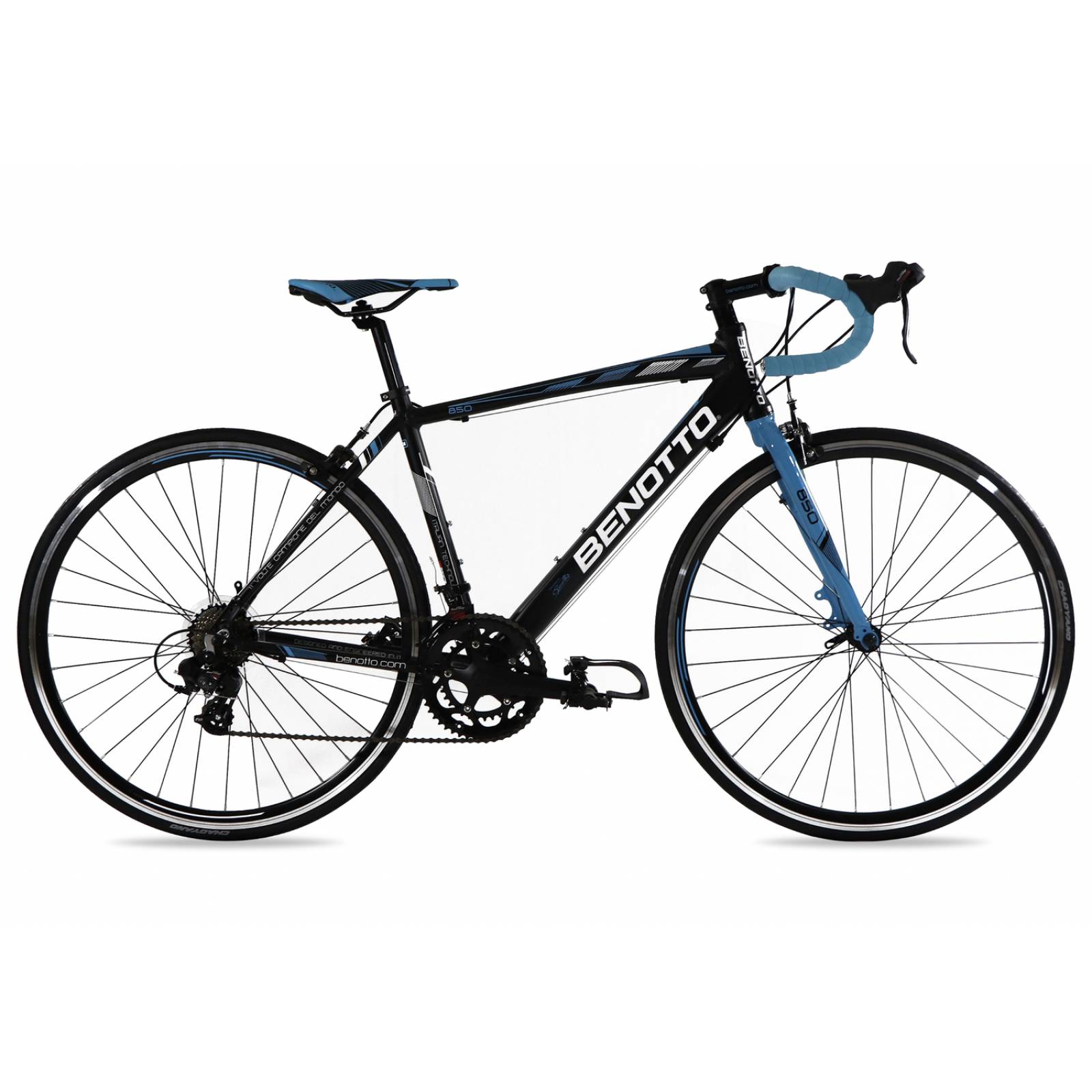 Bicicleta BENOTTO Ruta 850 Aluminio R700 14V Shimano 48 Negro