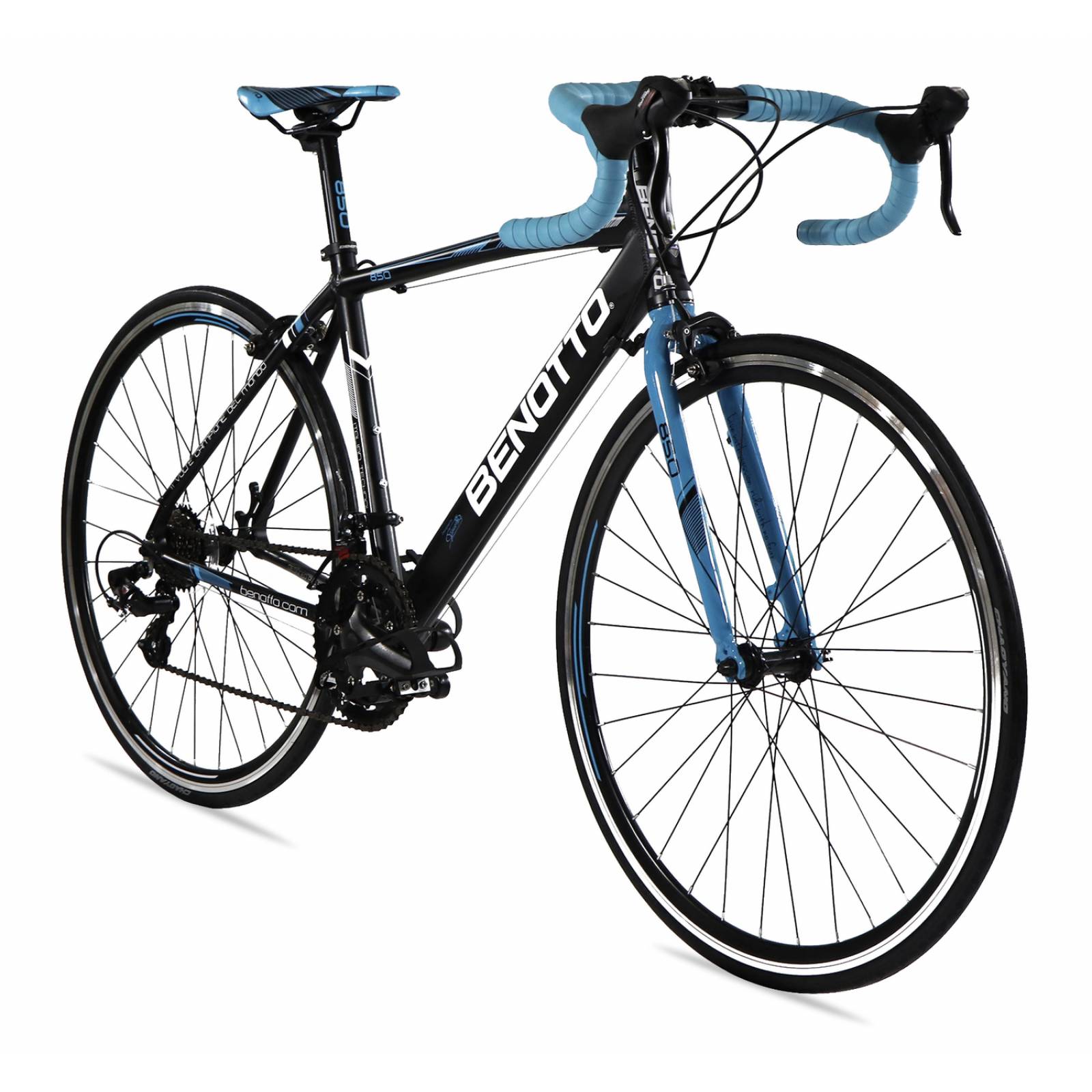 Bicicleta BENOTTO Ruta 850 Aluminio R700 14V Shimano 48 Negro