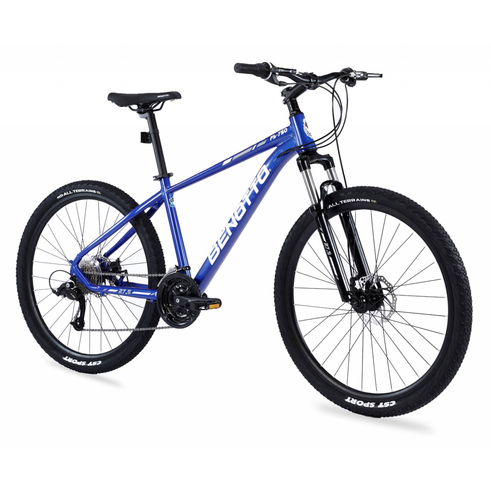 Bicicleta BENOTTO Montaña FS-750 R27.5 24 Velocidades Azul