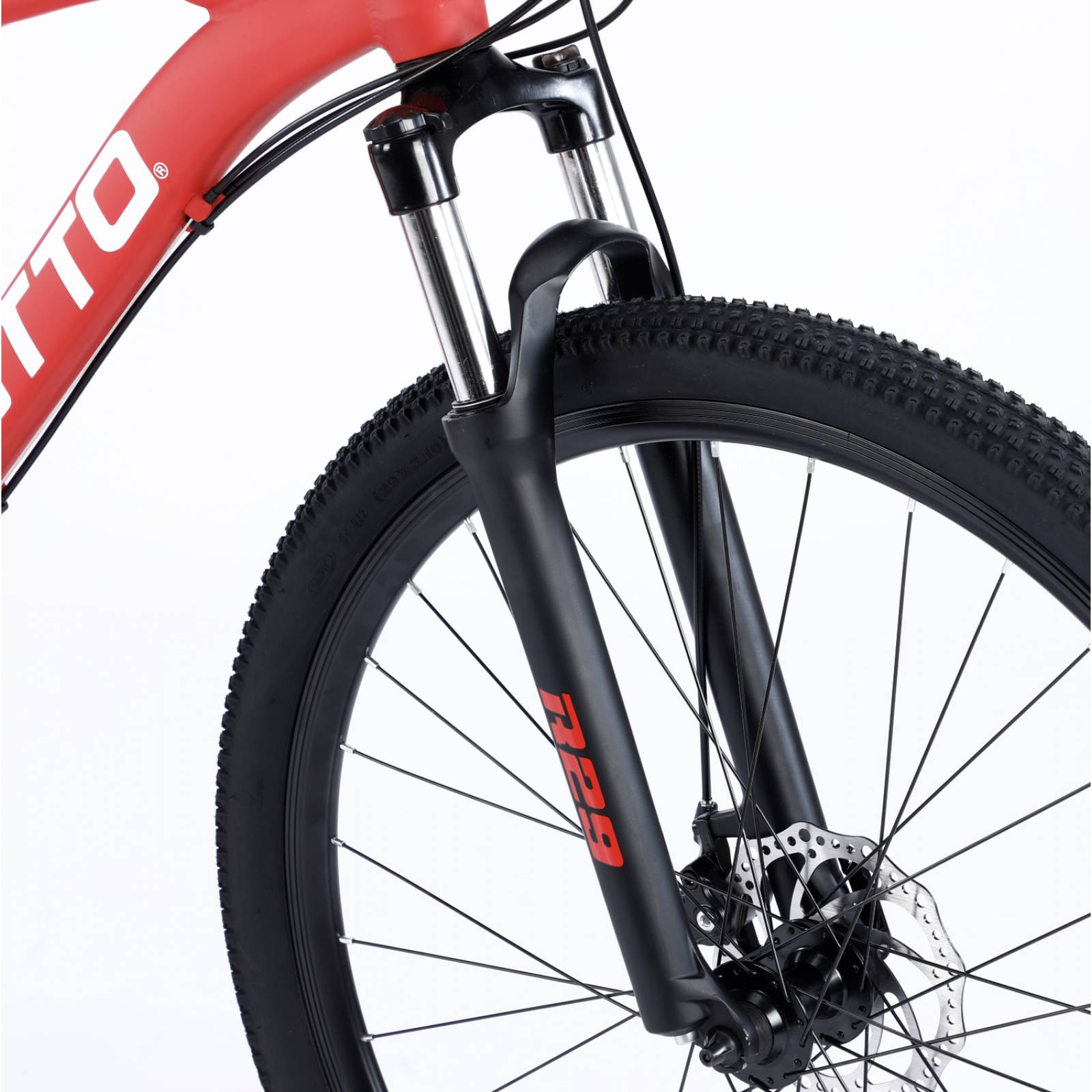 Bicicleta BENOTTO Montaña FS-850 R29 24V Aluminio Rojo 