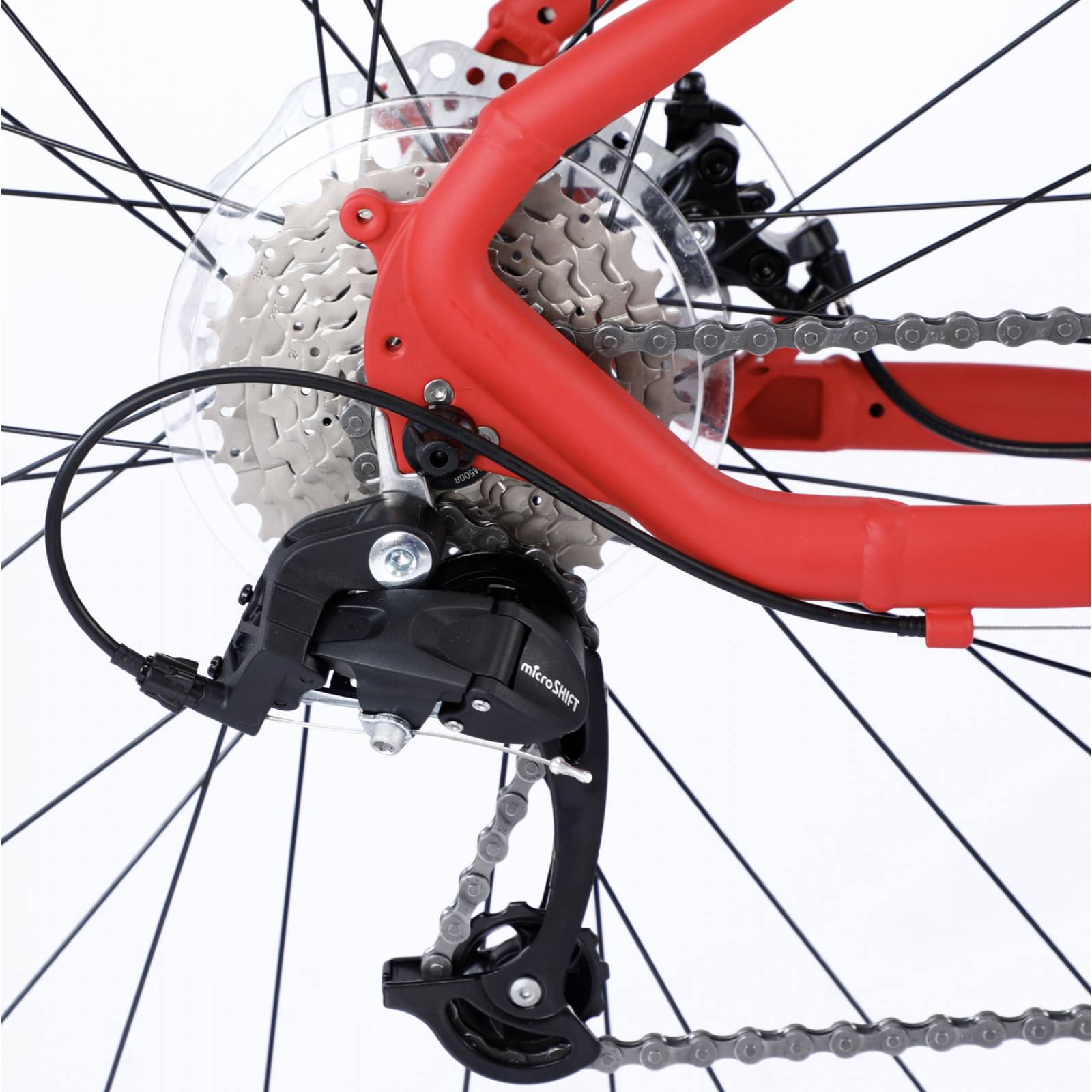 Bicicleta BENOTTO Montaña FS-850 R29 24V Aluminio Rojo 
