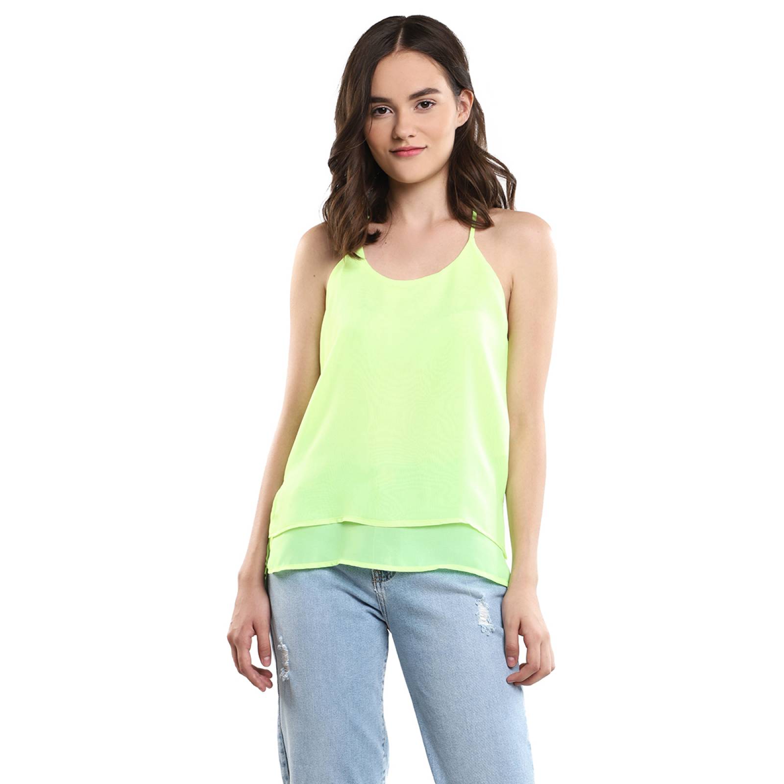 LOB Mujer Blusa Sin Manga