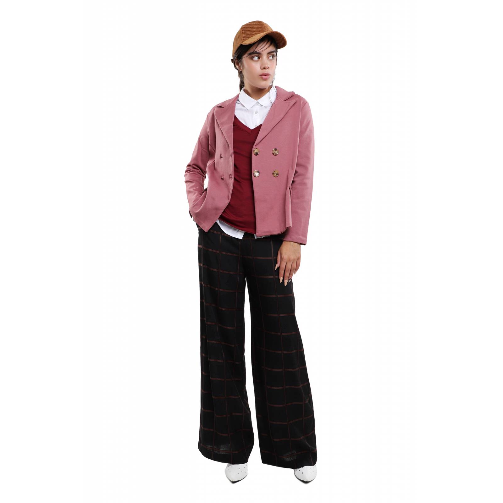LOB Mujer Pantalon Ancho color/talla: 22-negro/x1-extra chica