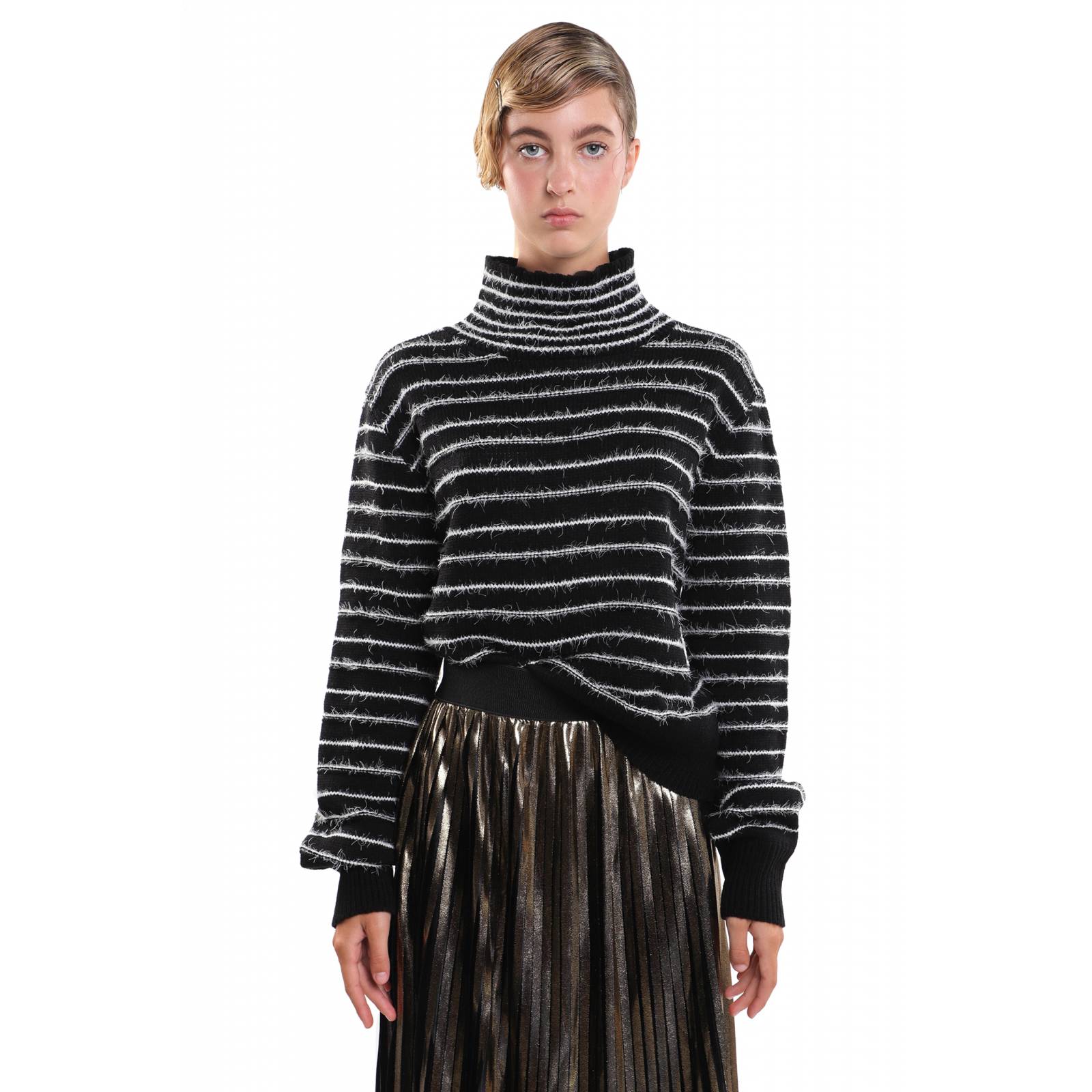 LOB Mujer Sueter Manga Larga Delgado