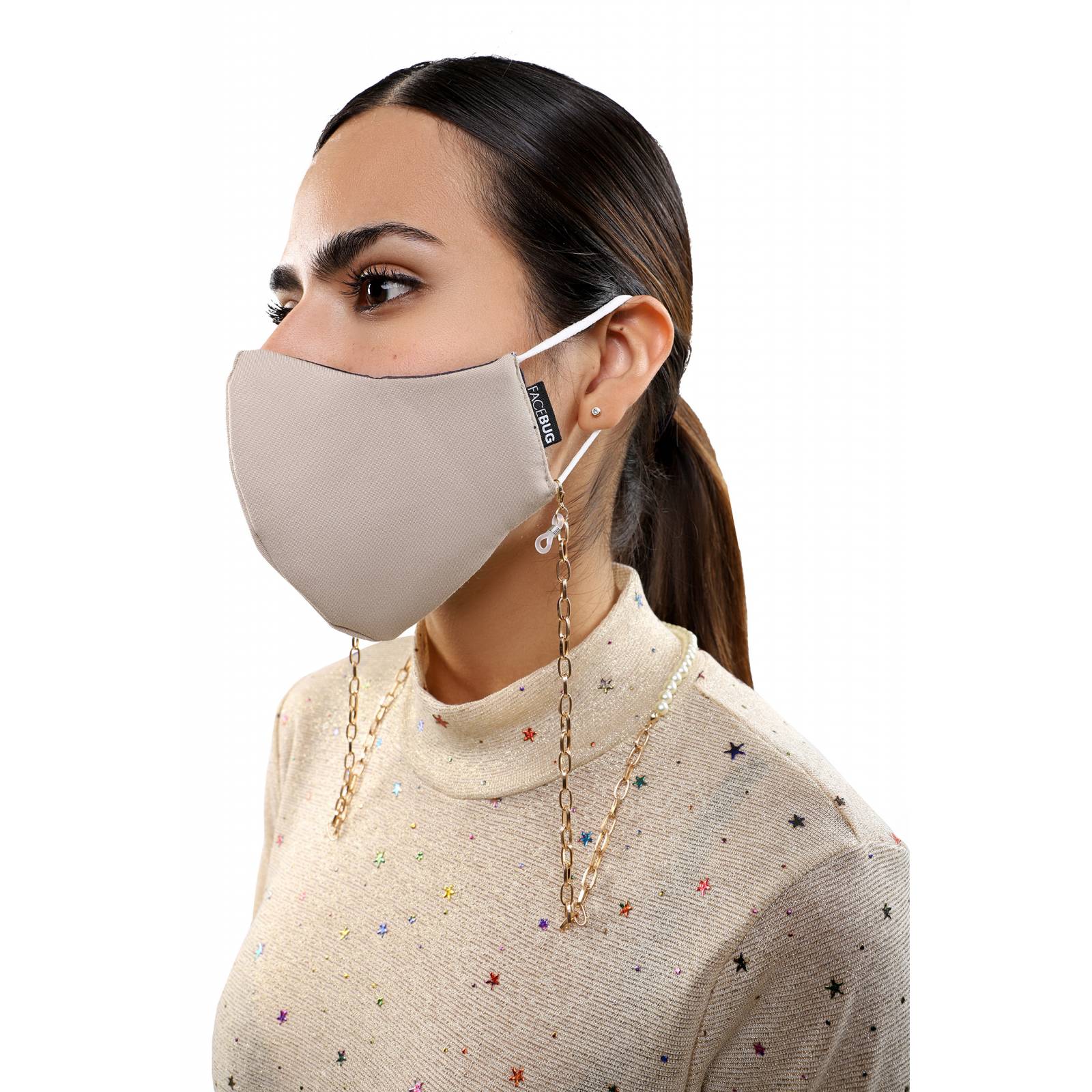 FACEBUG Retenedor Cubrebocas Lentes