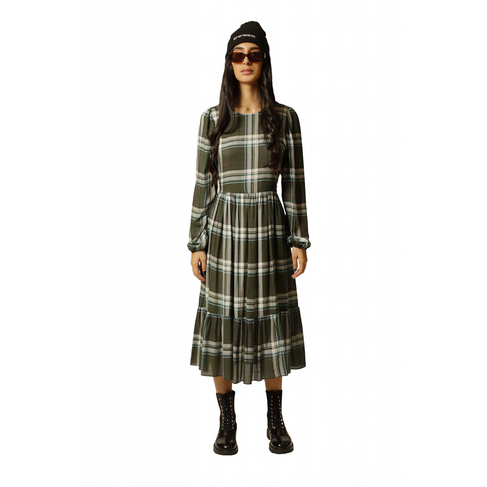 LOB Vestido Midi Manga Larga