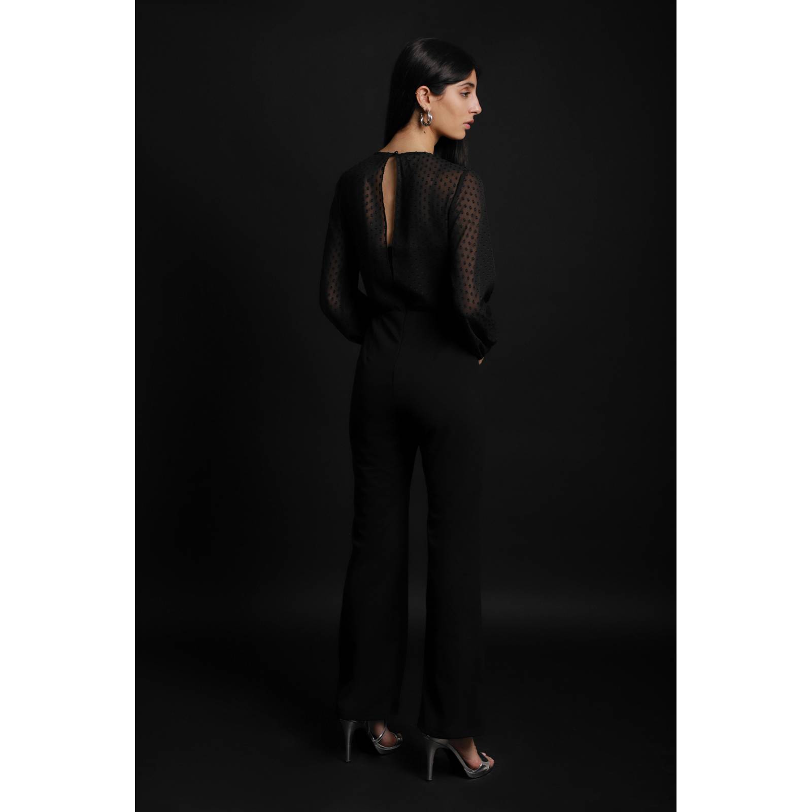 LOB JUMPSUIT LARGO ESCOTE CRUZADO