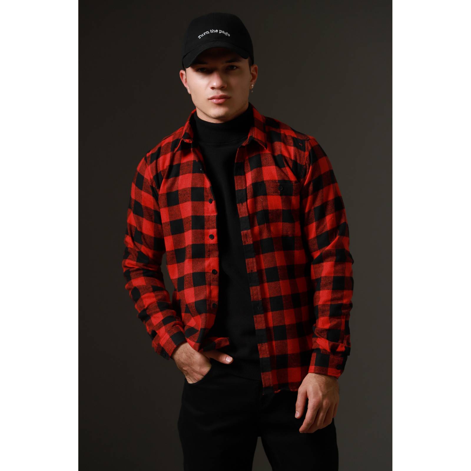 LOB CAMISA FRANELA CUADROS