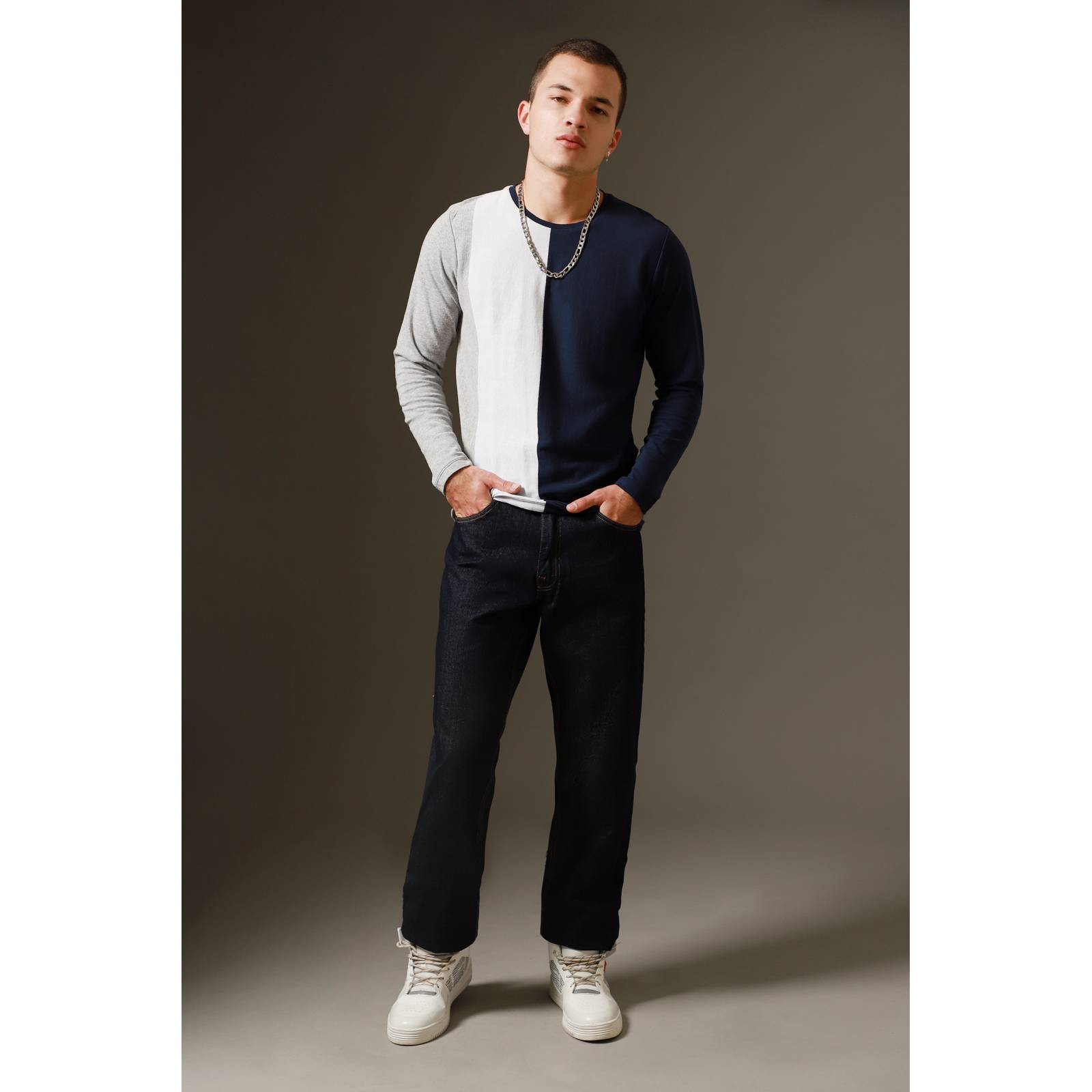 LOB PLAYERA TEJIDA RAYAS VERTICALES