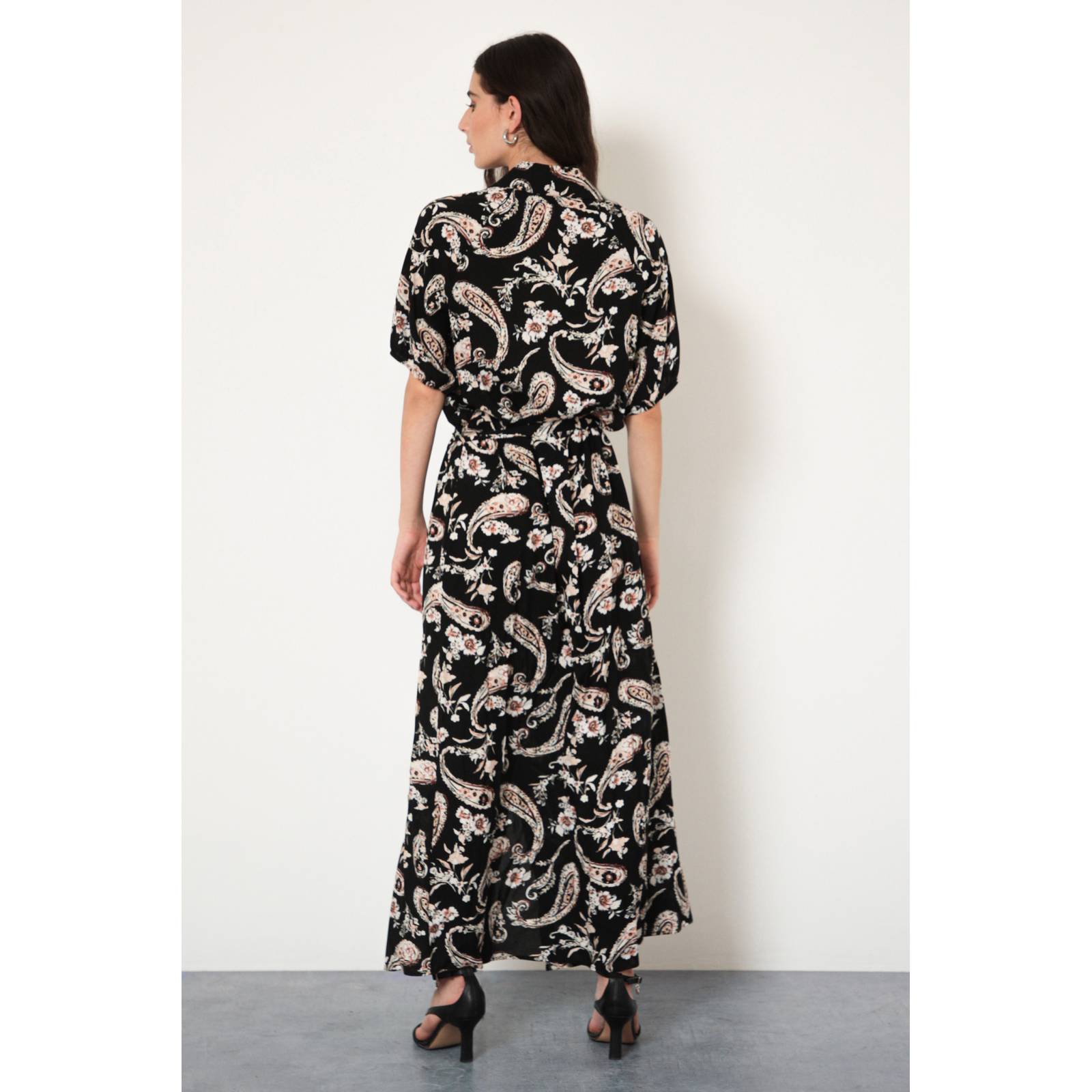 LOB VESTIDO MAXI ESTILO CAMISERO