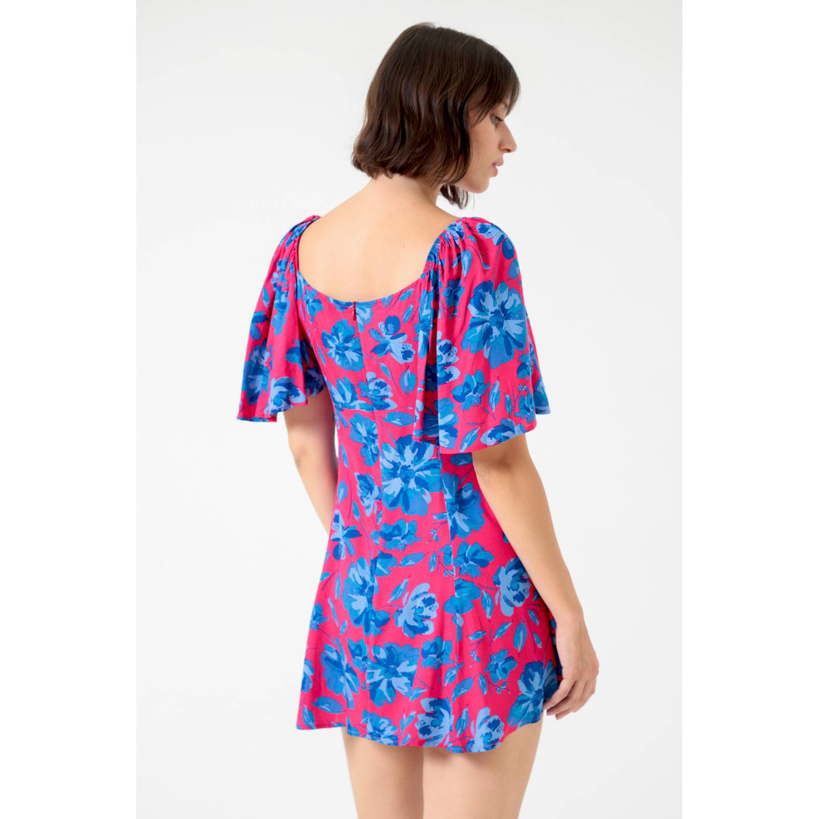 LOB VESTIDO CORTO ESTAMPADO FLORAL