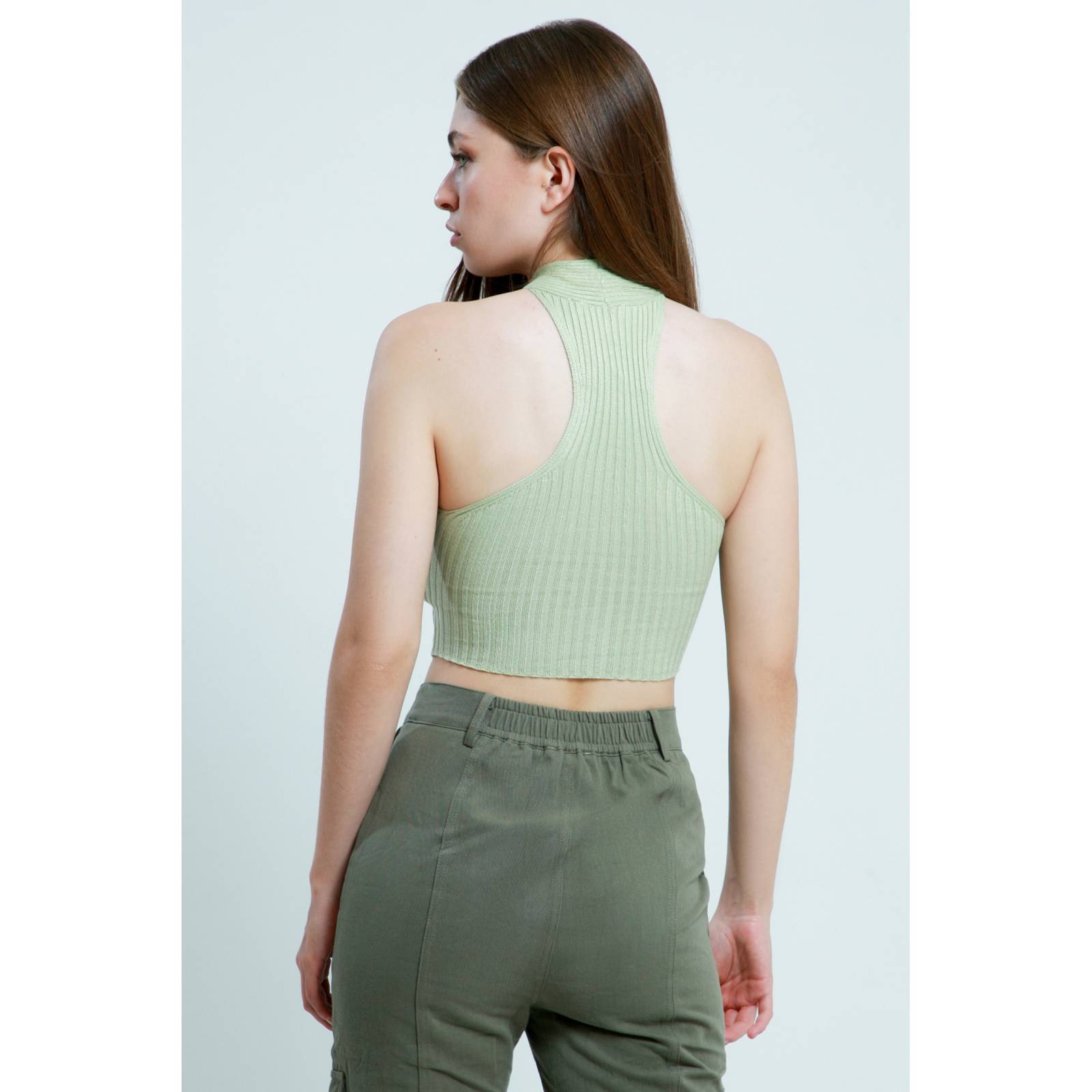 LOB BLUSA TEJIDO ESCOTE HALTER CRUZADO