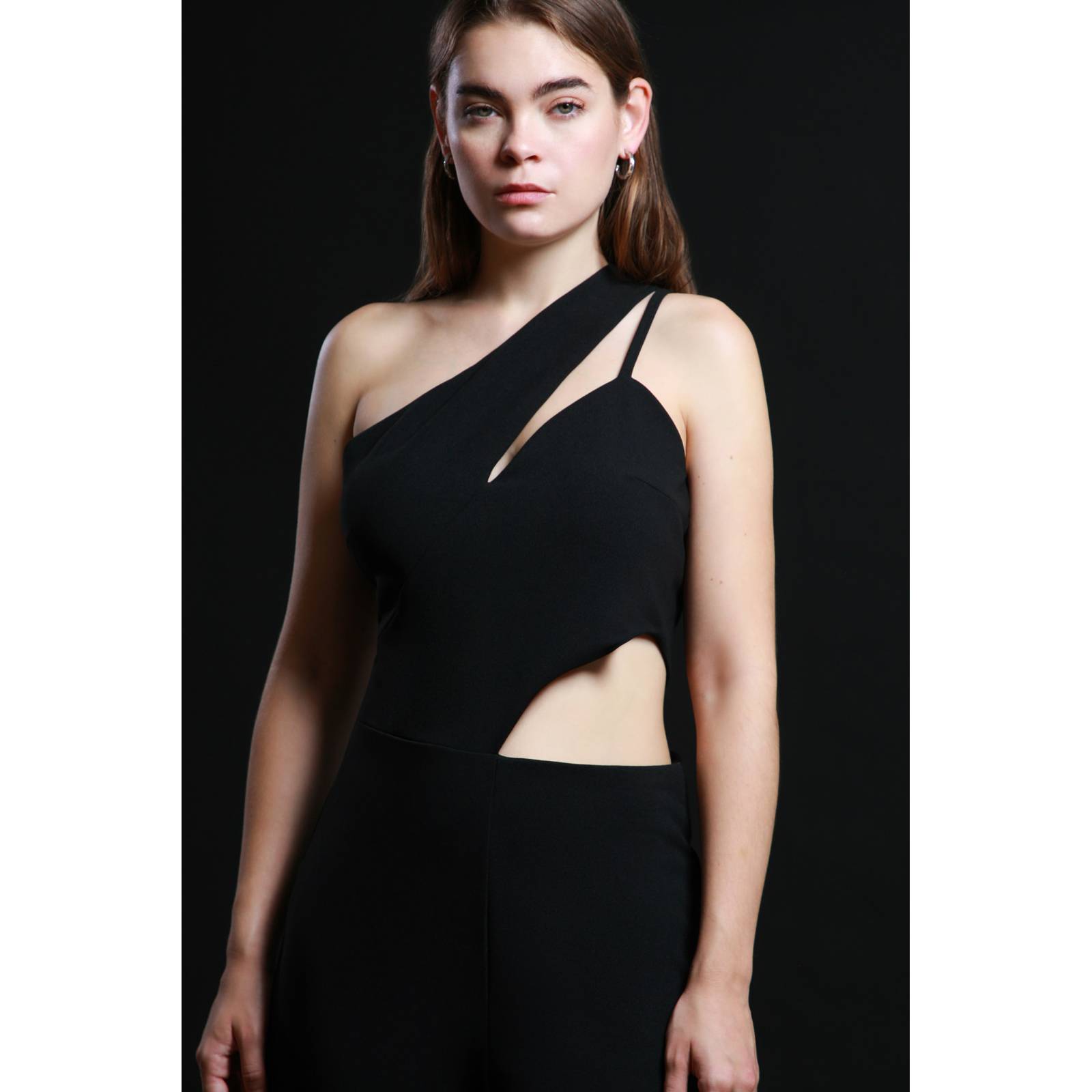 LOB JUMPSUIT LARGO ESCOTE ASIMETRICO