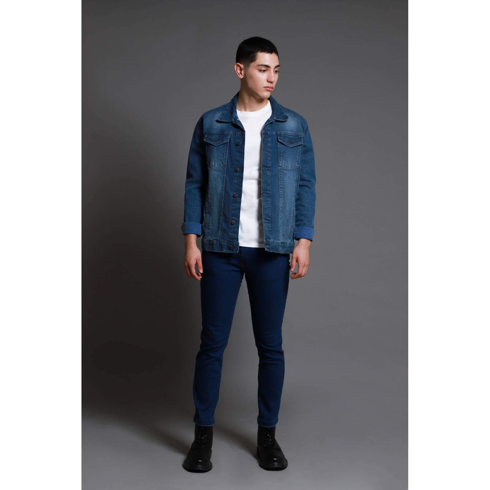 LOB JEANS SKINNY BÁSICO COLOR MEZCLILLA