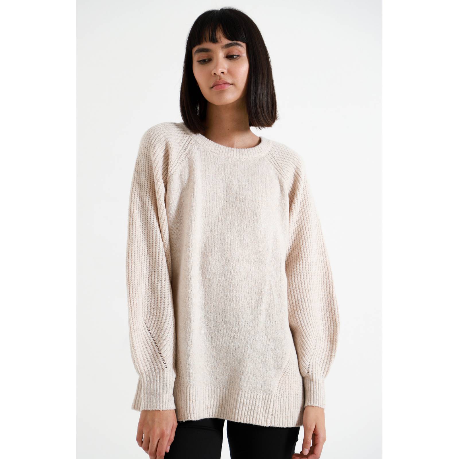 SUÉTER TEJIDO MANGA RANGLAN