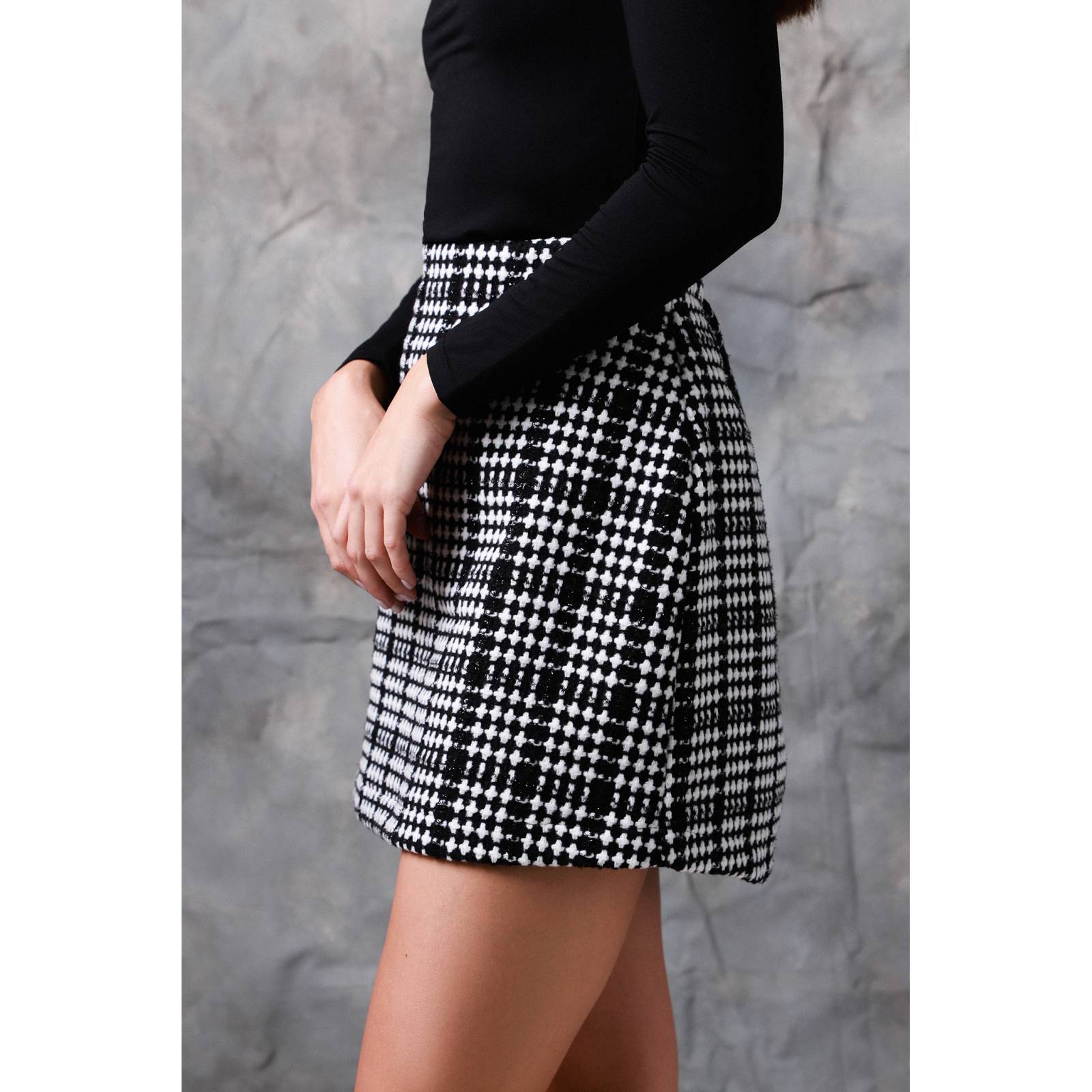 FALDA MINI CINTURA ALTA