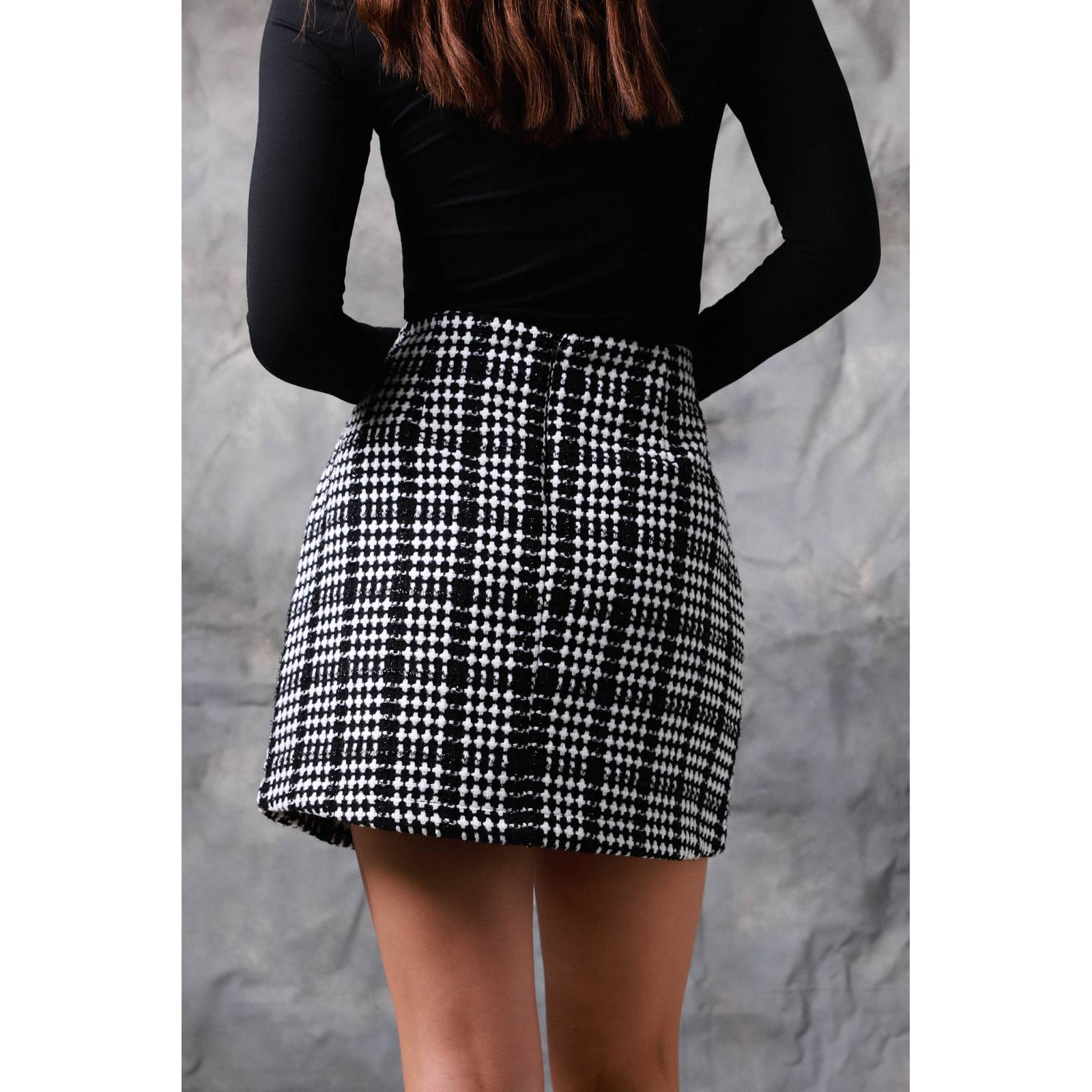 FALDA MINI CINTURA ALTA