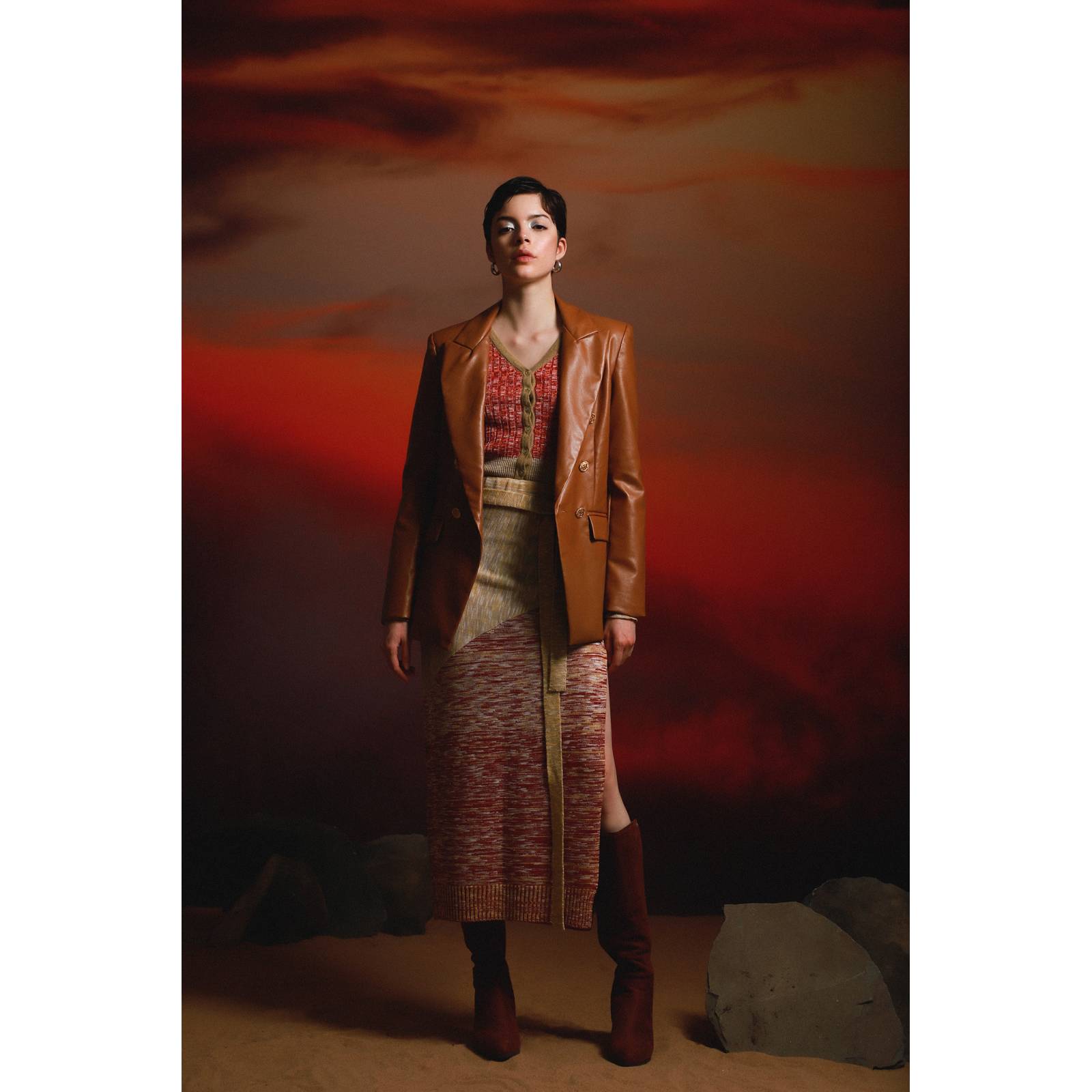 LOB SACO TIPO PIEL CON SOLAPA