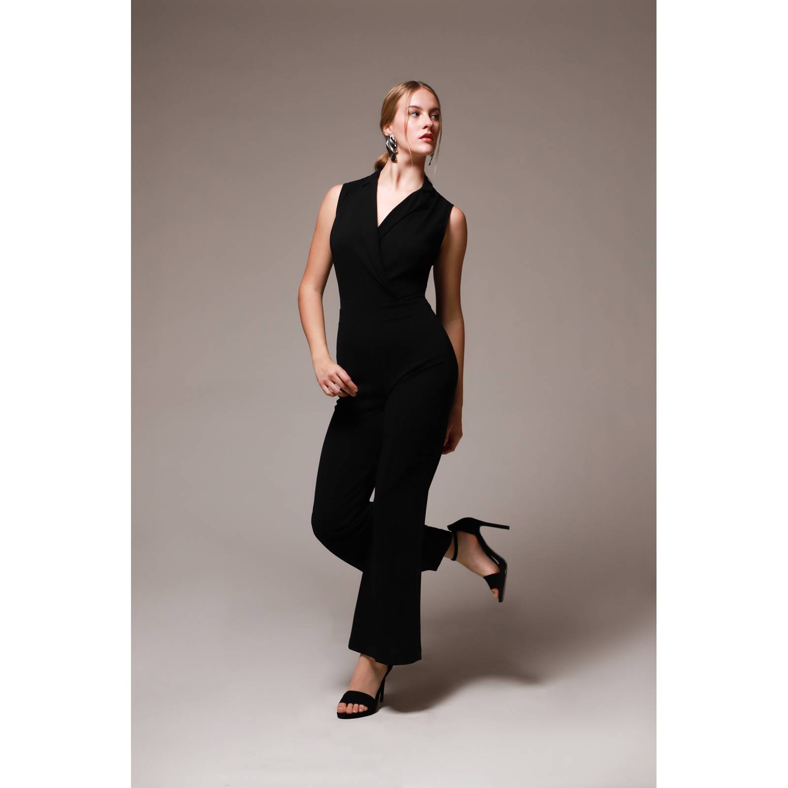 LOB JUMPSUIT LARGO CON SOLAPA BLAZER