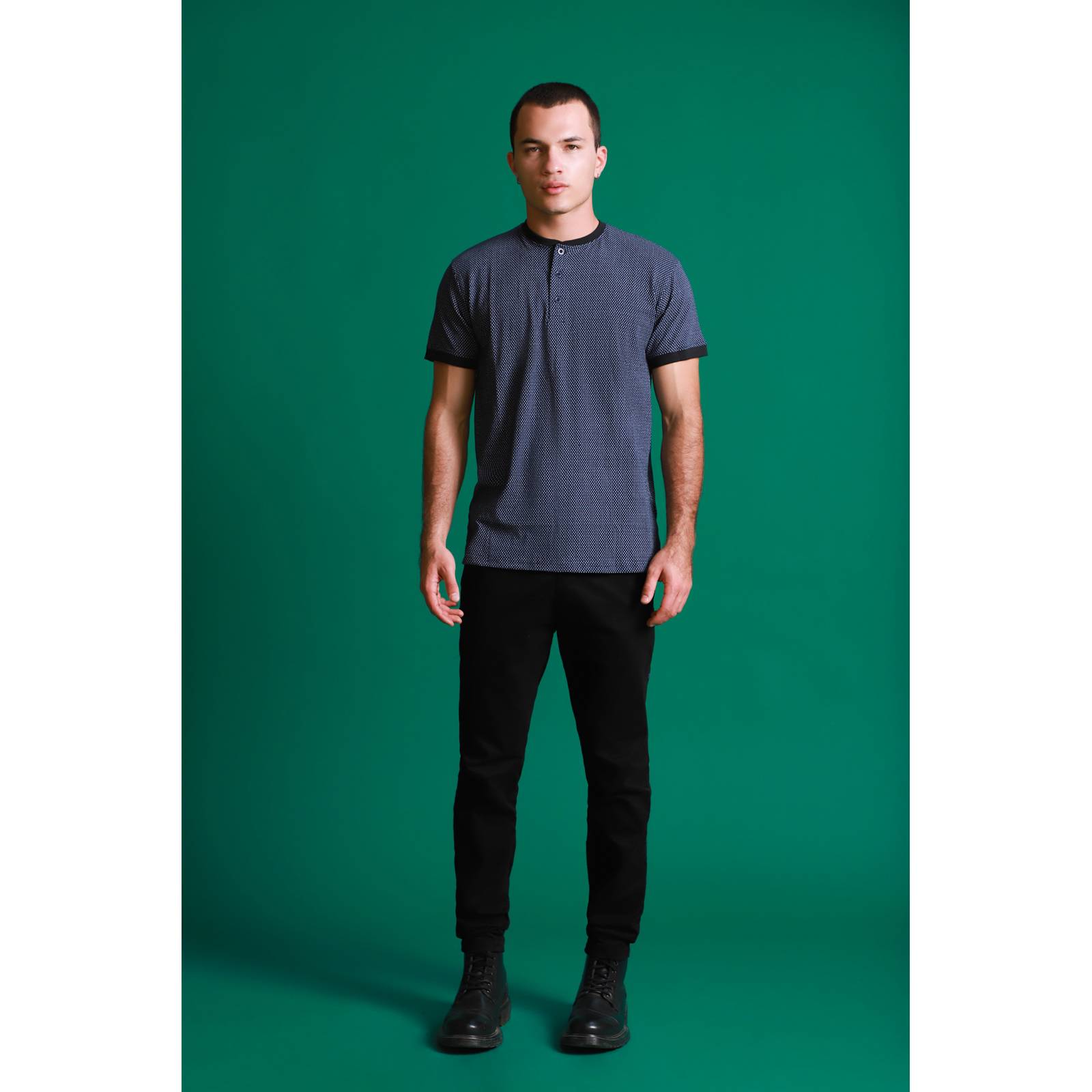 LOB PLAYERA MANGA CORTA TEXTURIZADA