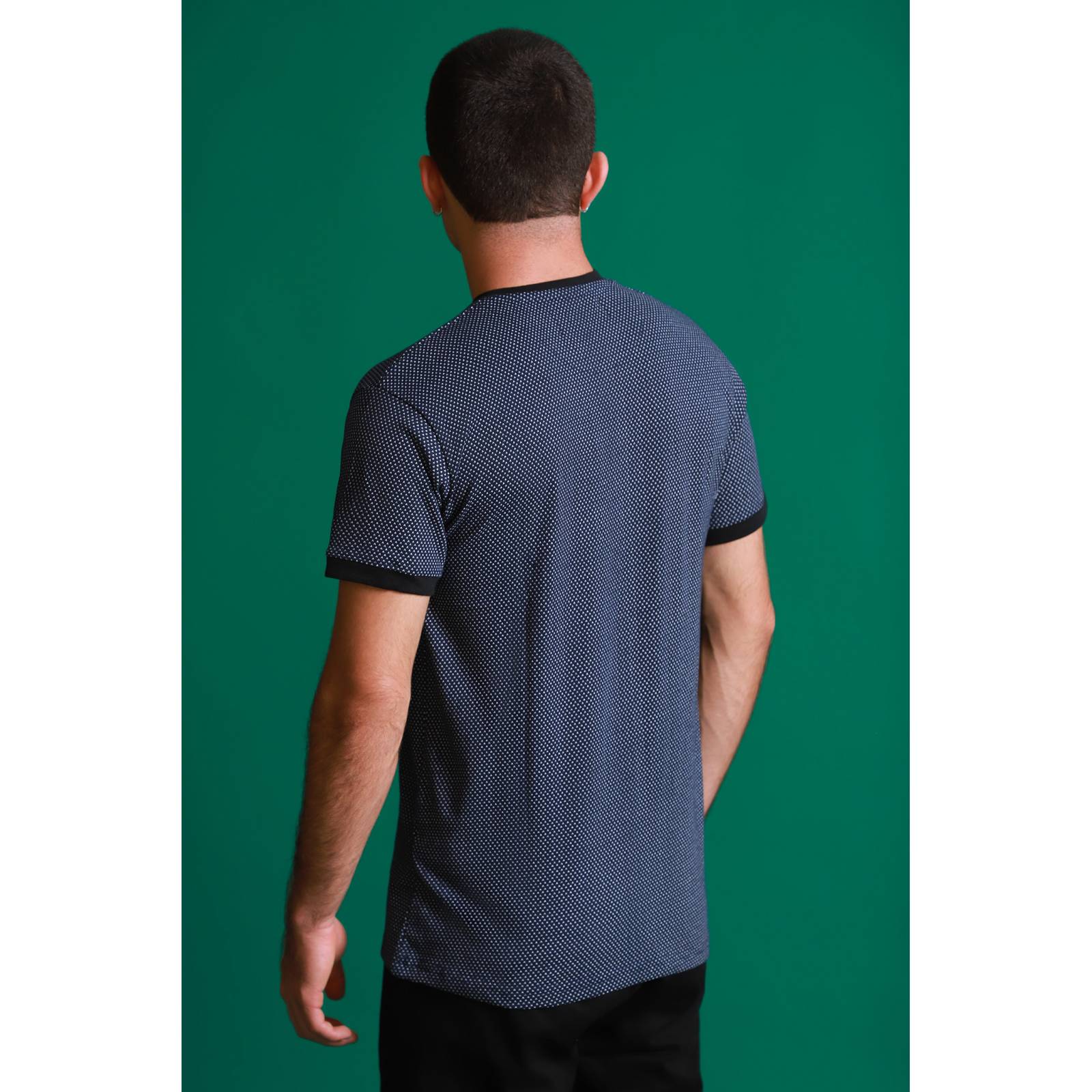 LOB PLAYERA MANGA CORTA TEXTURIZADA