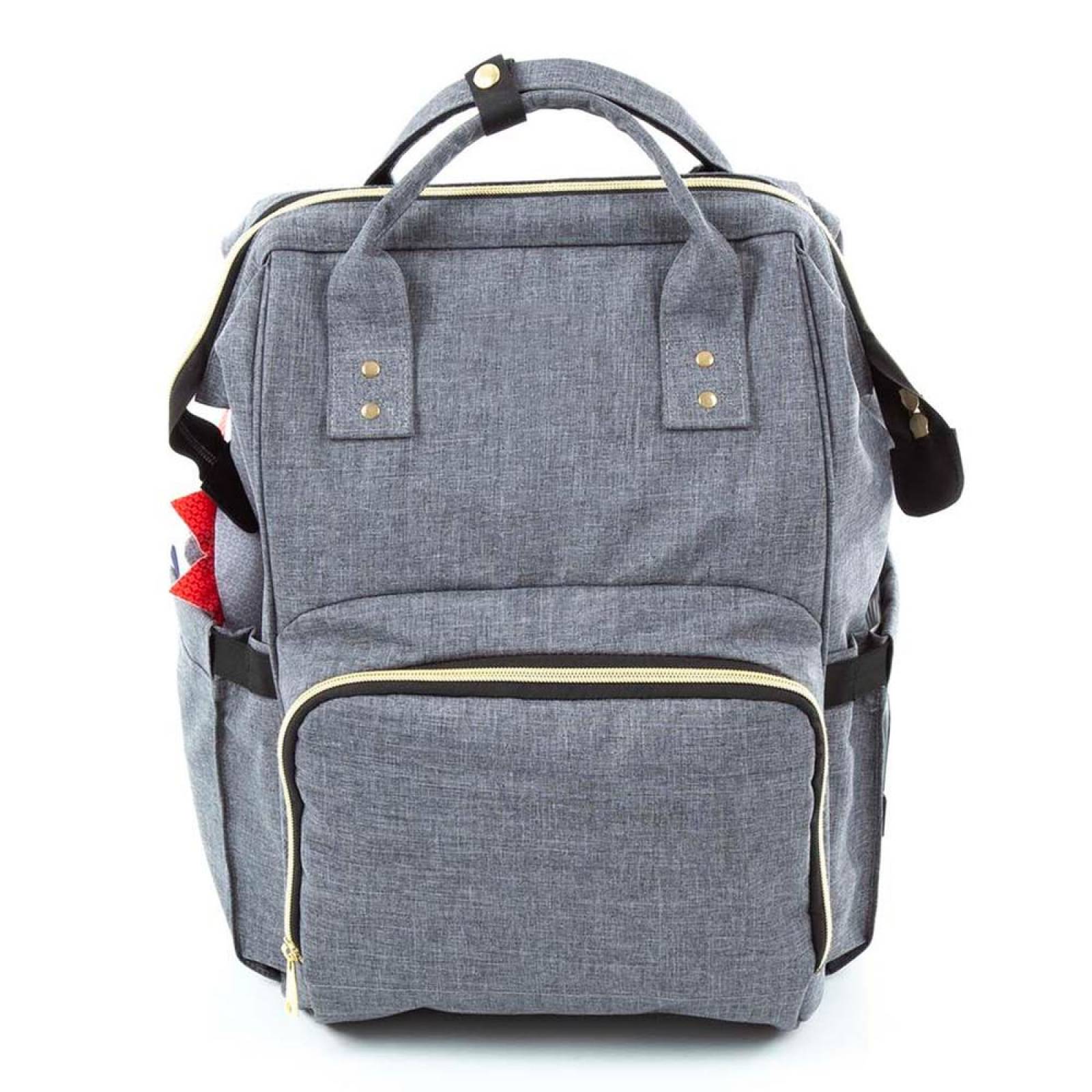 Mommy Bag - Pañalera Gris