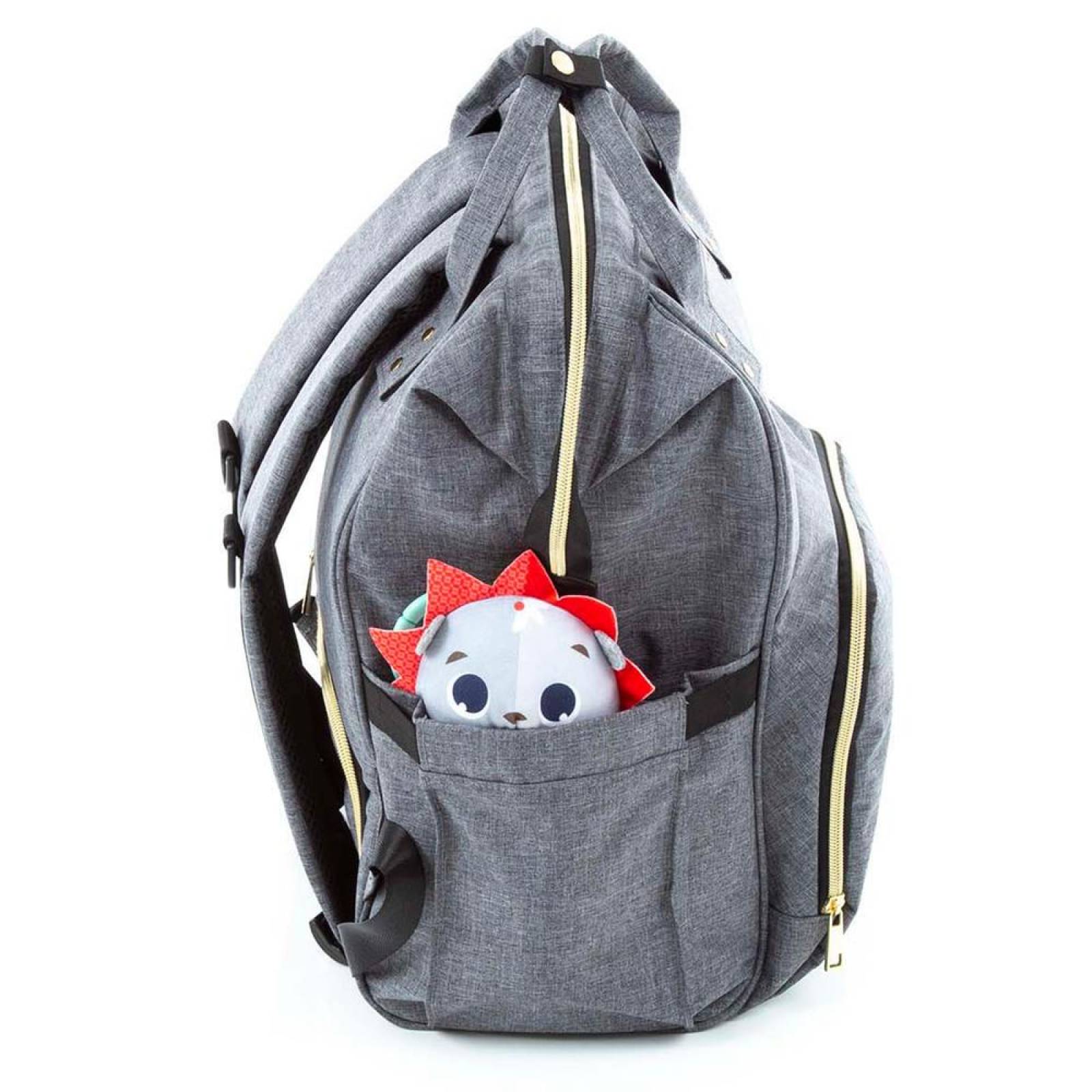 Mommy Bag - Pañalera Gris