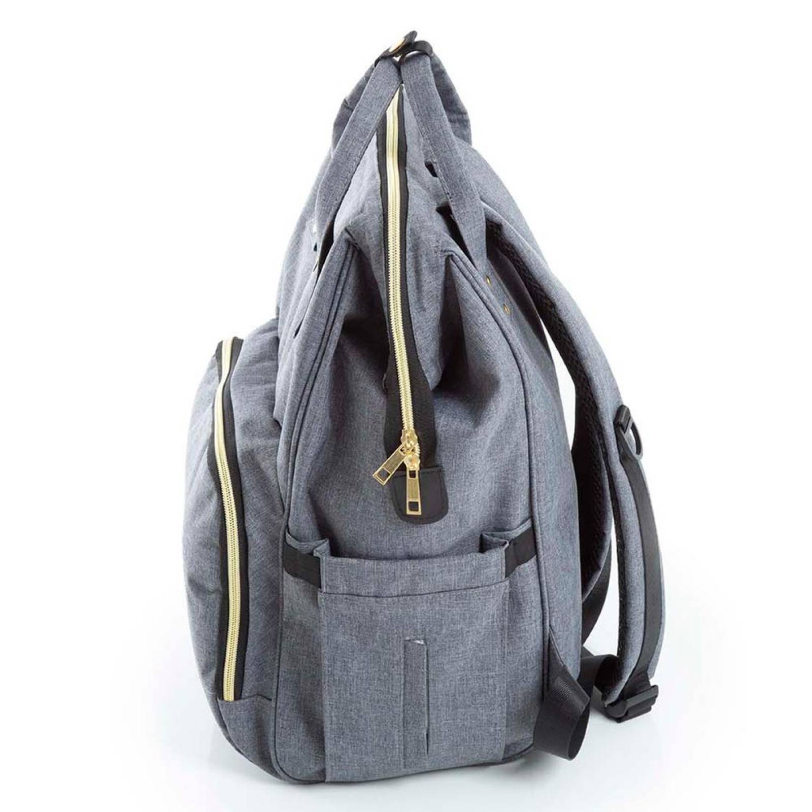 Mommy Bag - Pañalera Gris